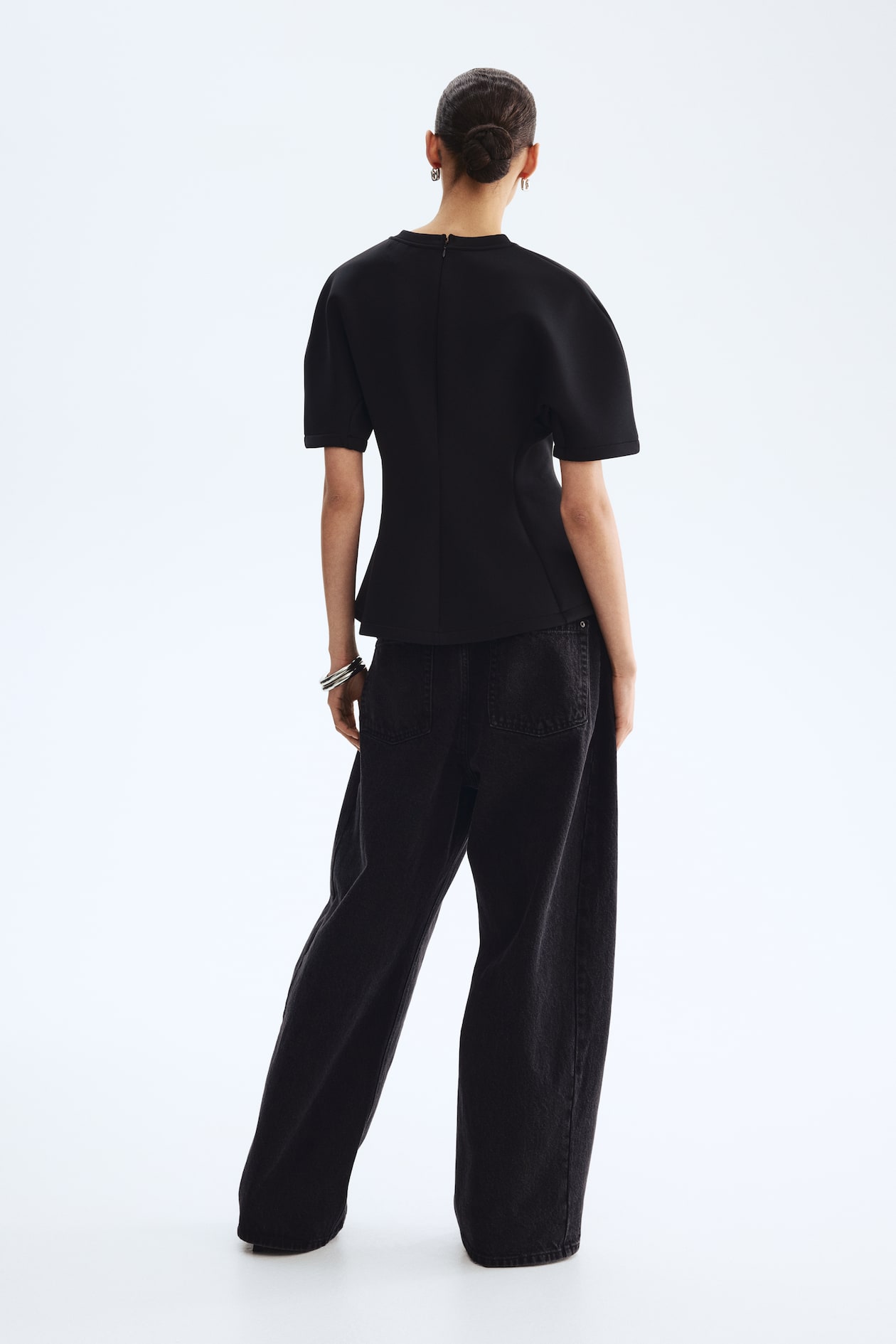 Scuba Peplum Top - image 4