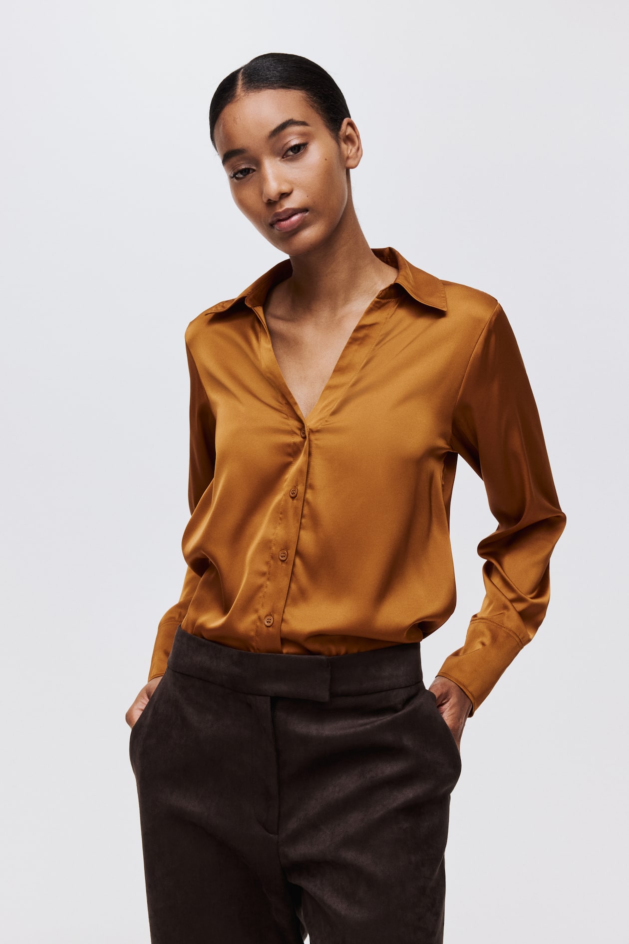 V-Neck Blouse - image 5