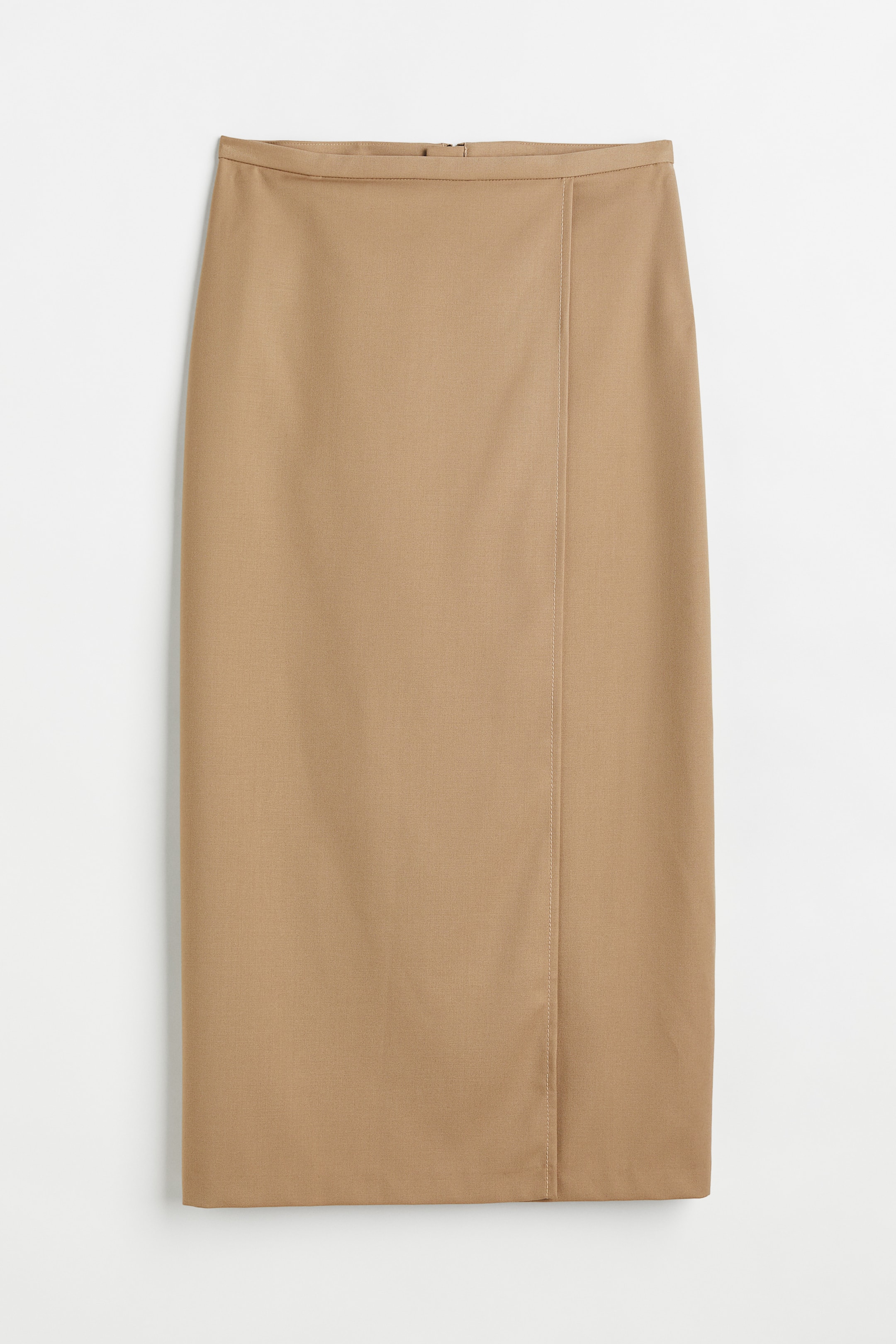 Twill Wrapover Skirt