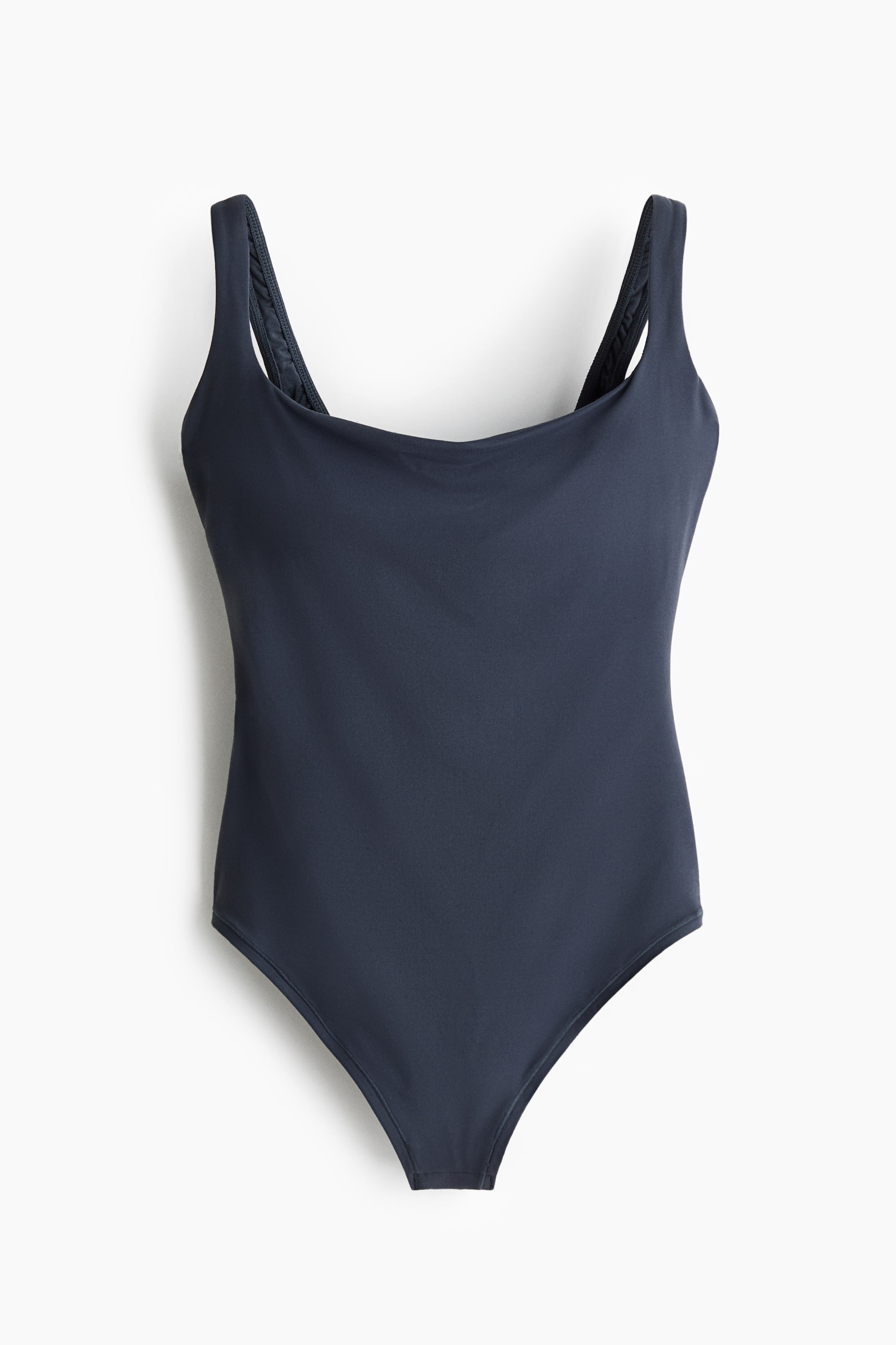 Visualizza immagine più grande: Body in microfibra con coppe imbottite - Blu navy - DONNA | H&M IT 1