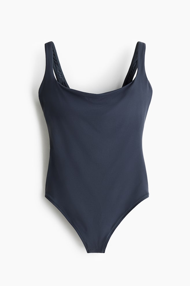 Padded-cup microfibre body - Navy blue/Black/Light beige/Burgundy/Old rose - 1