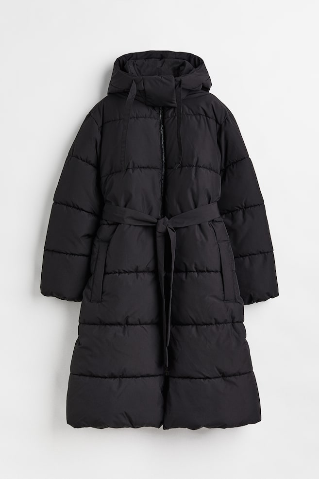 MAMA Puffer coat - Black - 1