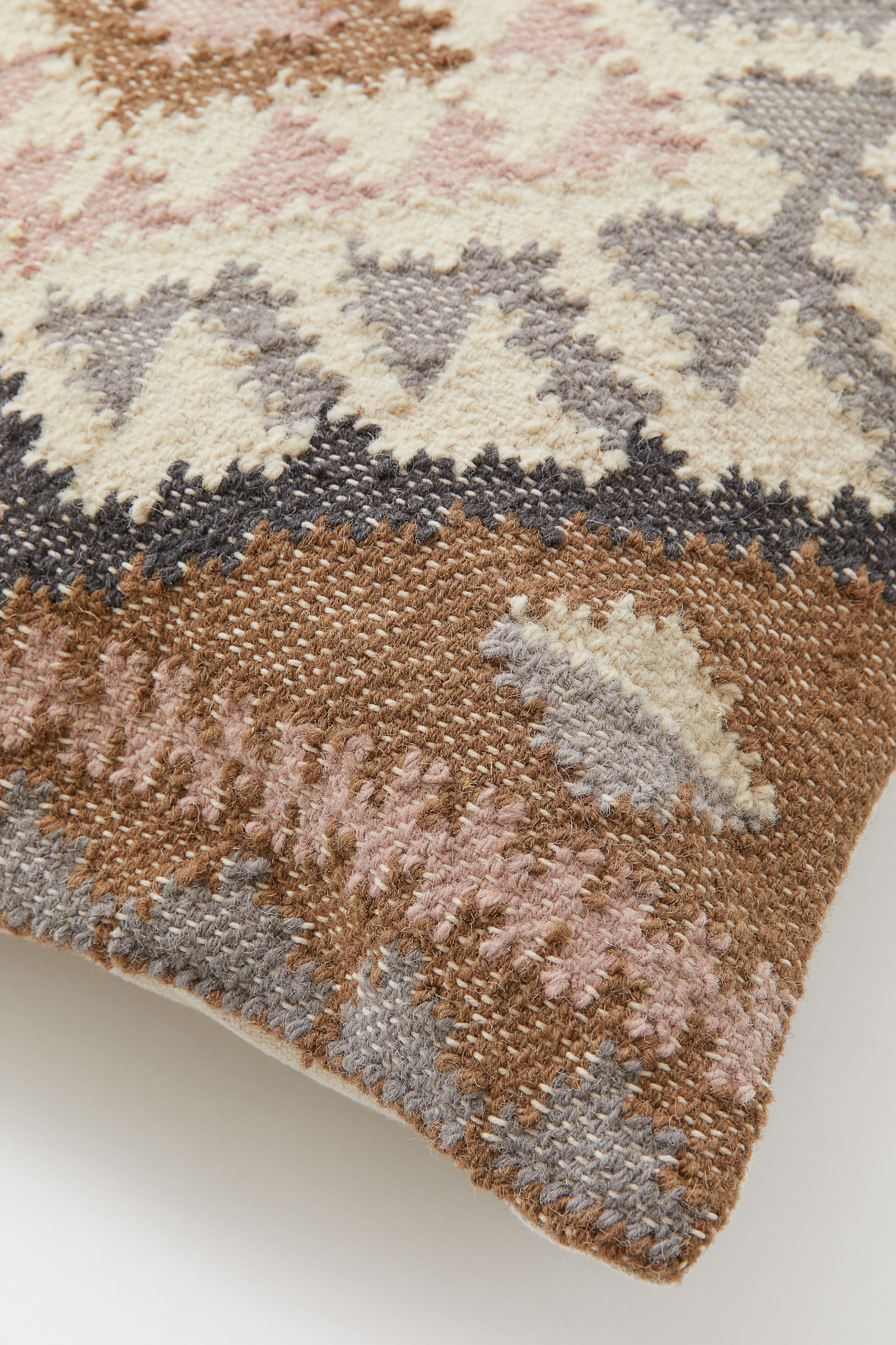 Woolblend cushion cover Beige/Patterned Home All H&M GB