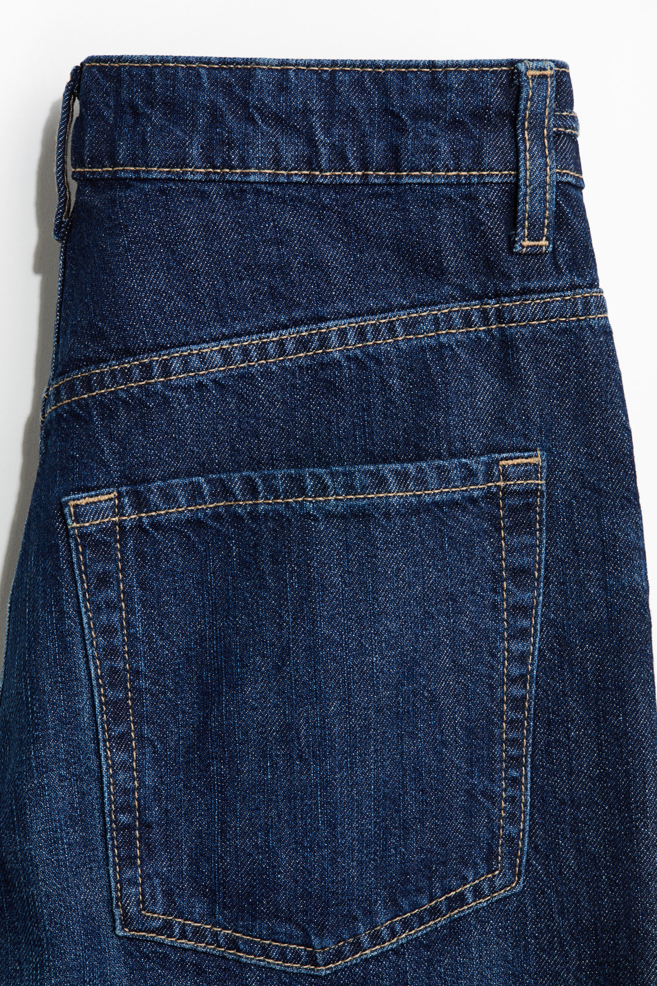 Zobacz większy obraz: Straight High Jeans - Ciemnoniebieski denim - ONA | H&M PL 3