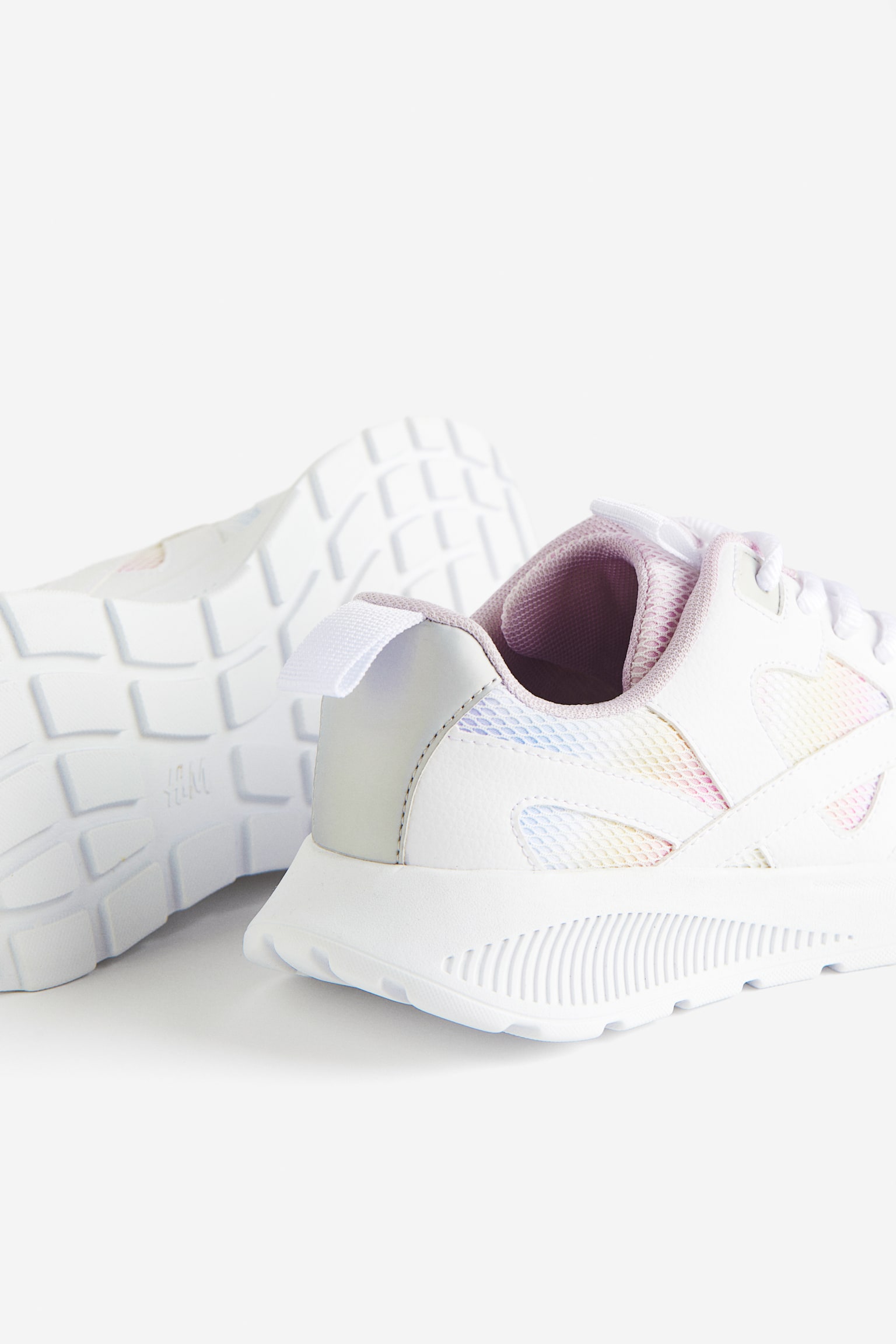 Lightweight-sole trainers - White/Light pink/White - 4