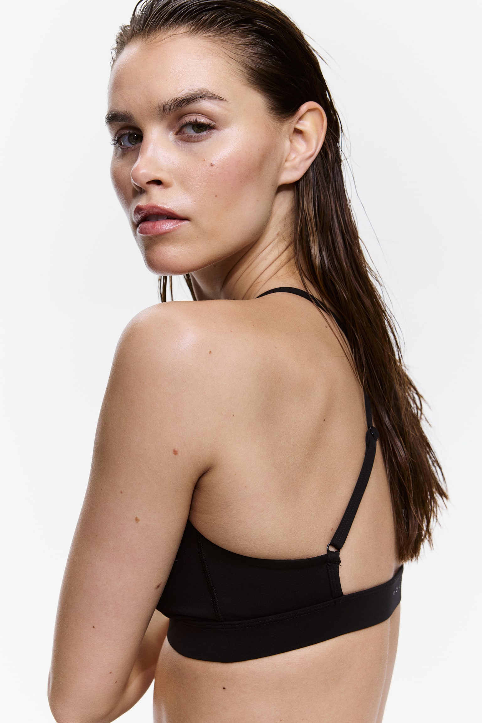 SculptMove™ Sports bra - Black/Warm brown/Cobalt blue - 5