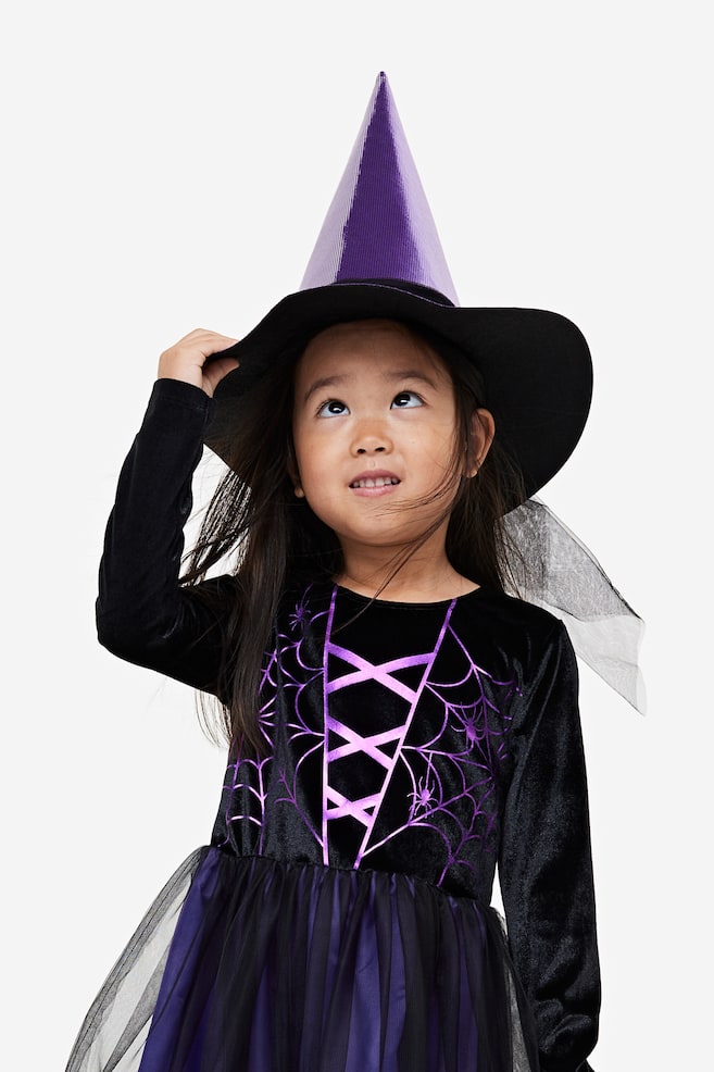 Witch’s hat - Purple/Black - 2
