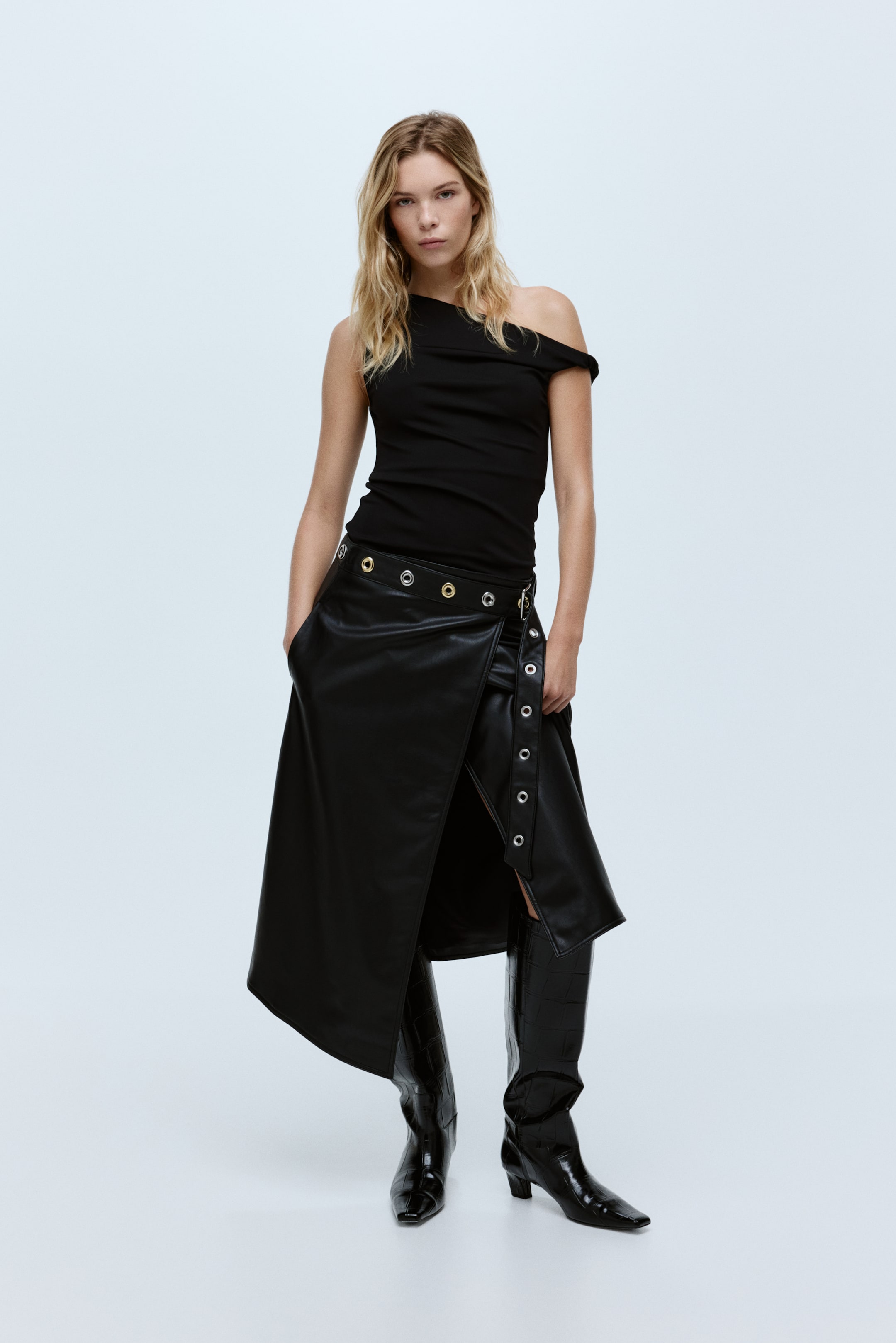 View larger image: One-shoulder top - Black - Ladies | H&M 2