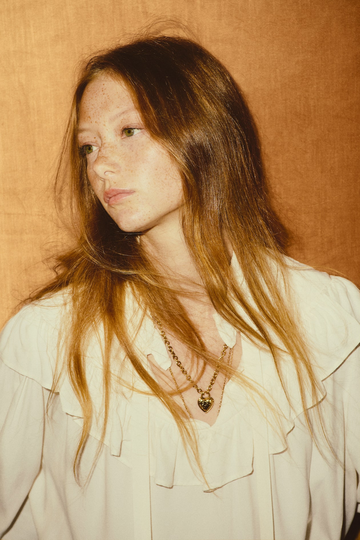 Ruffle-Trimmed Blouse