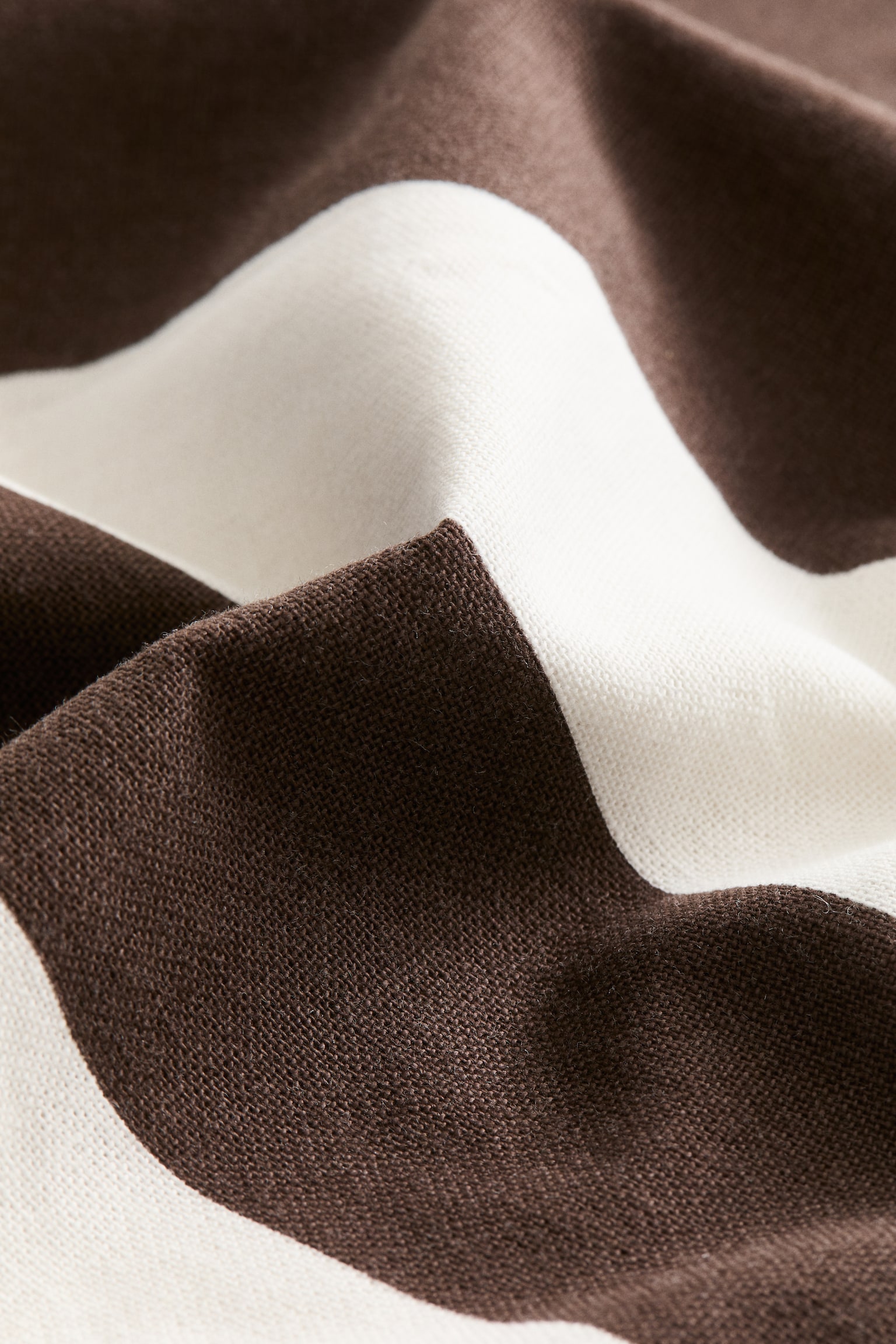 Kuddfodral i linmix - Brown/White striped/Ljus dimblå/Randig/Mörk olivgrön/Vitrandig/Ljusgul/Randig/Beige/Vitrandig/Ljus dimrosa/Randig - 3