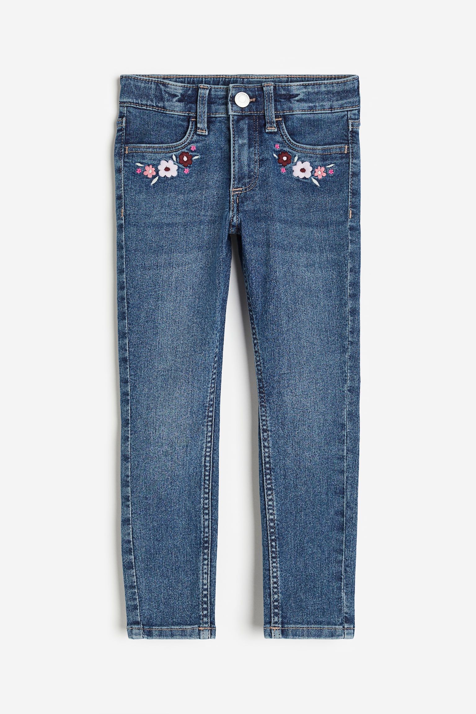Jean Skinny H&M Bleu Superstretch – Taille 10 – Neuf Avec étiquette – Denim Ultra Stretch
