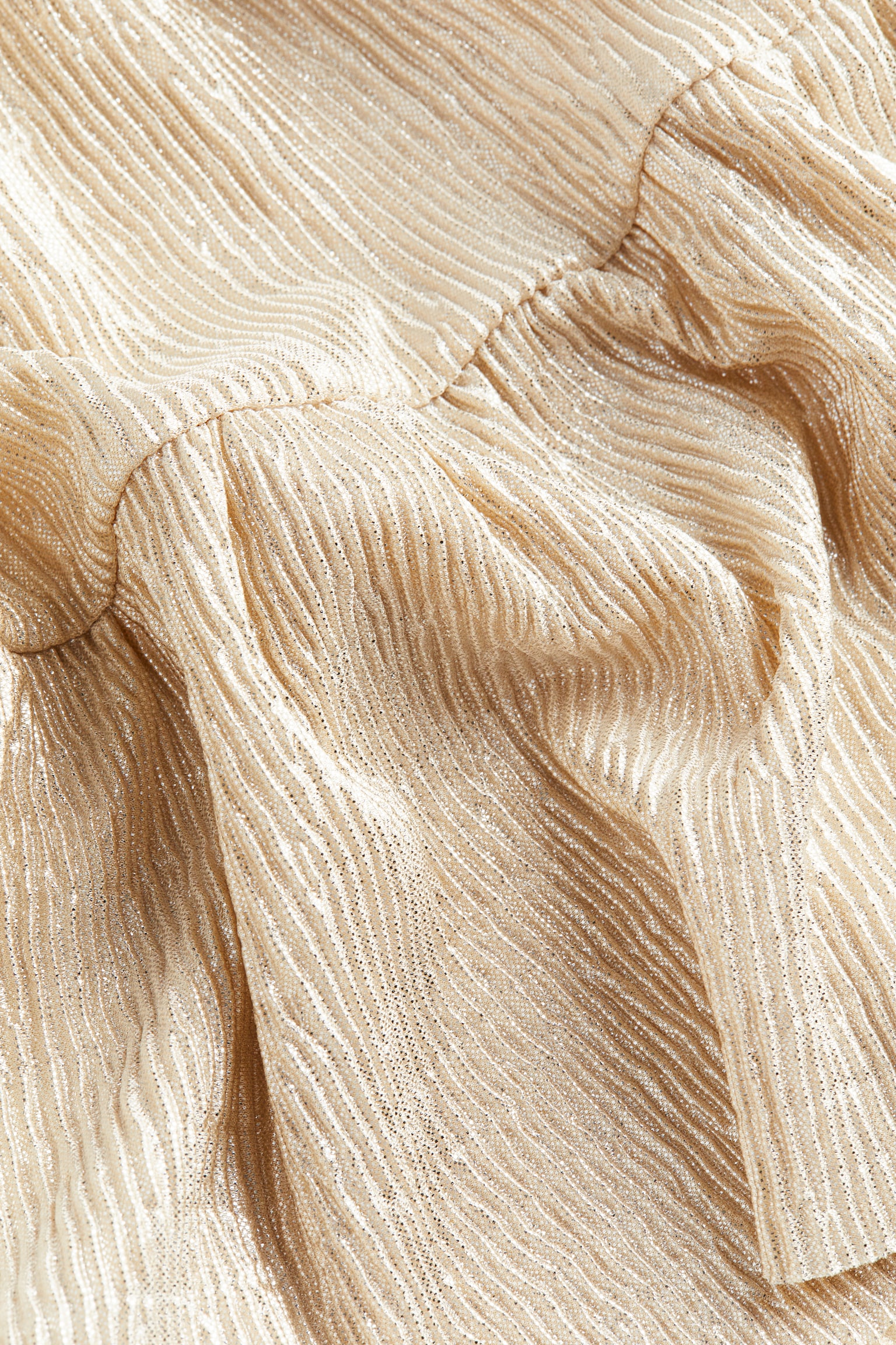 2-piece Shimmering Metallic Set - Beige - 2