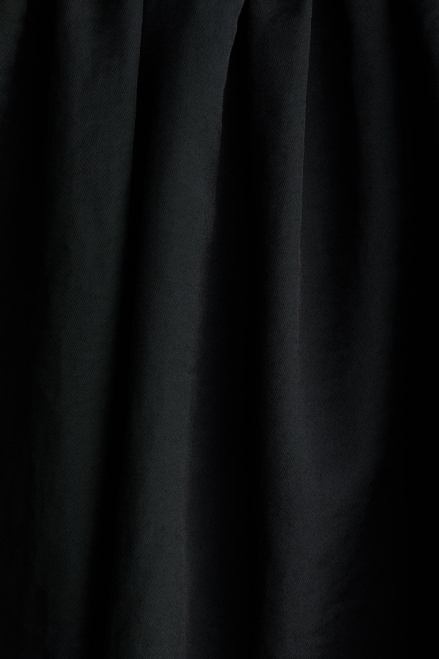 Vestido sin mangas en sarga - Negro - 5