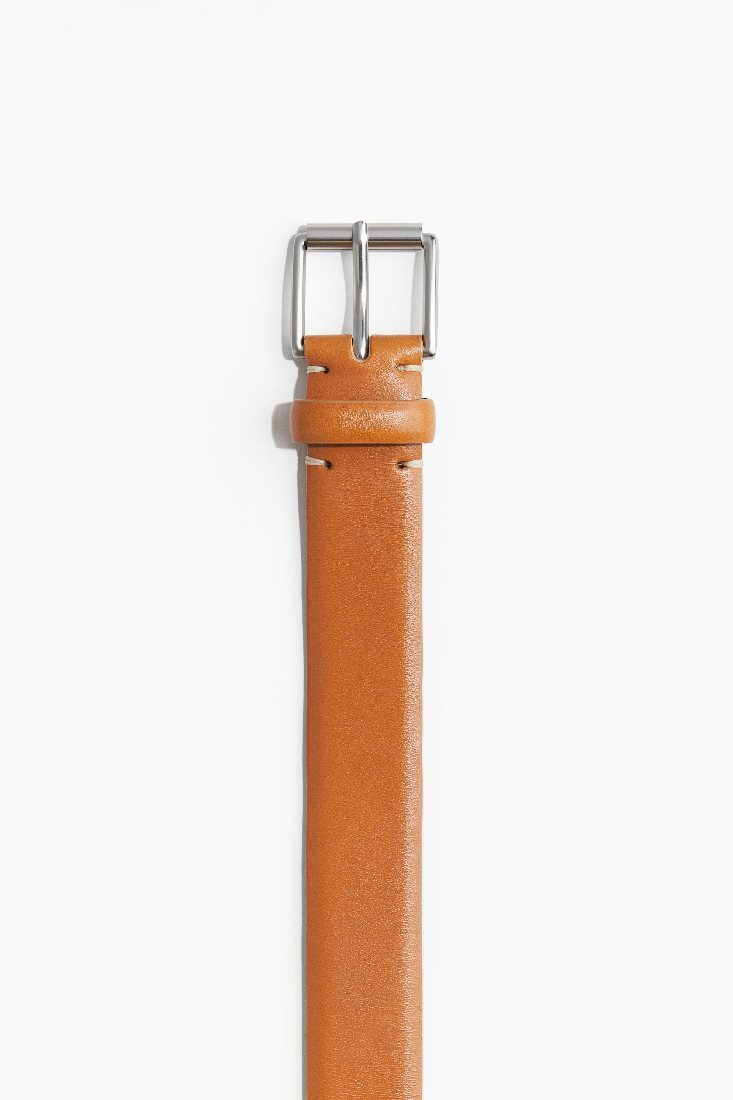 Ceinture En Cuir Marron H&M - Taille 108 Cm, Occasion Très Bon état, Maison Non Fumeur