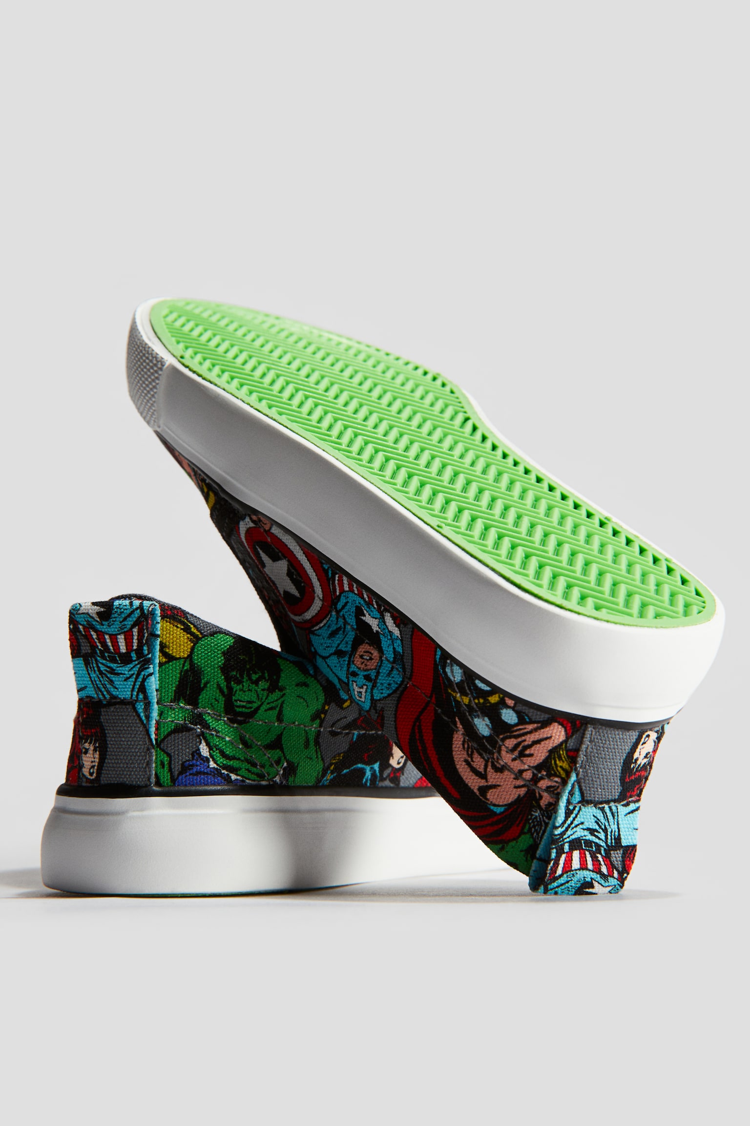 Printed slip-on trainers - Dark grey/Marvel Comics - 6