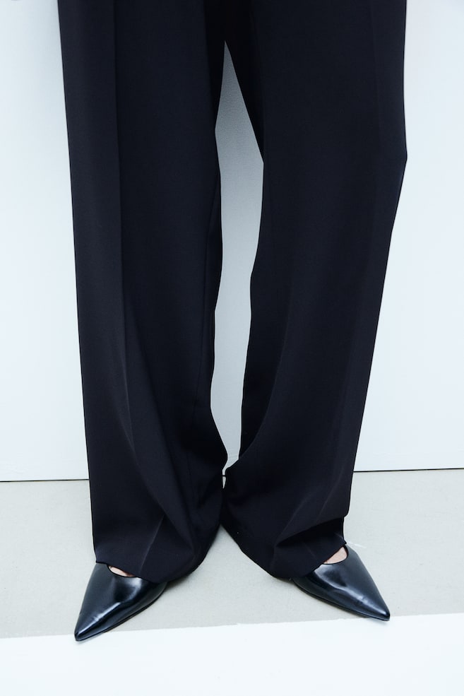 Pantalon large - Bleu marine/Noir/Blanc - 4