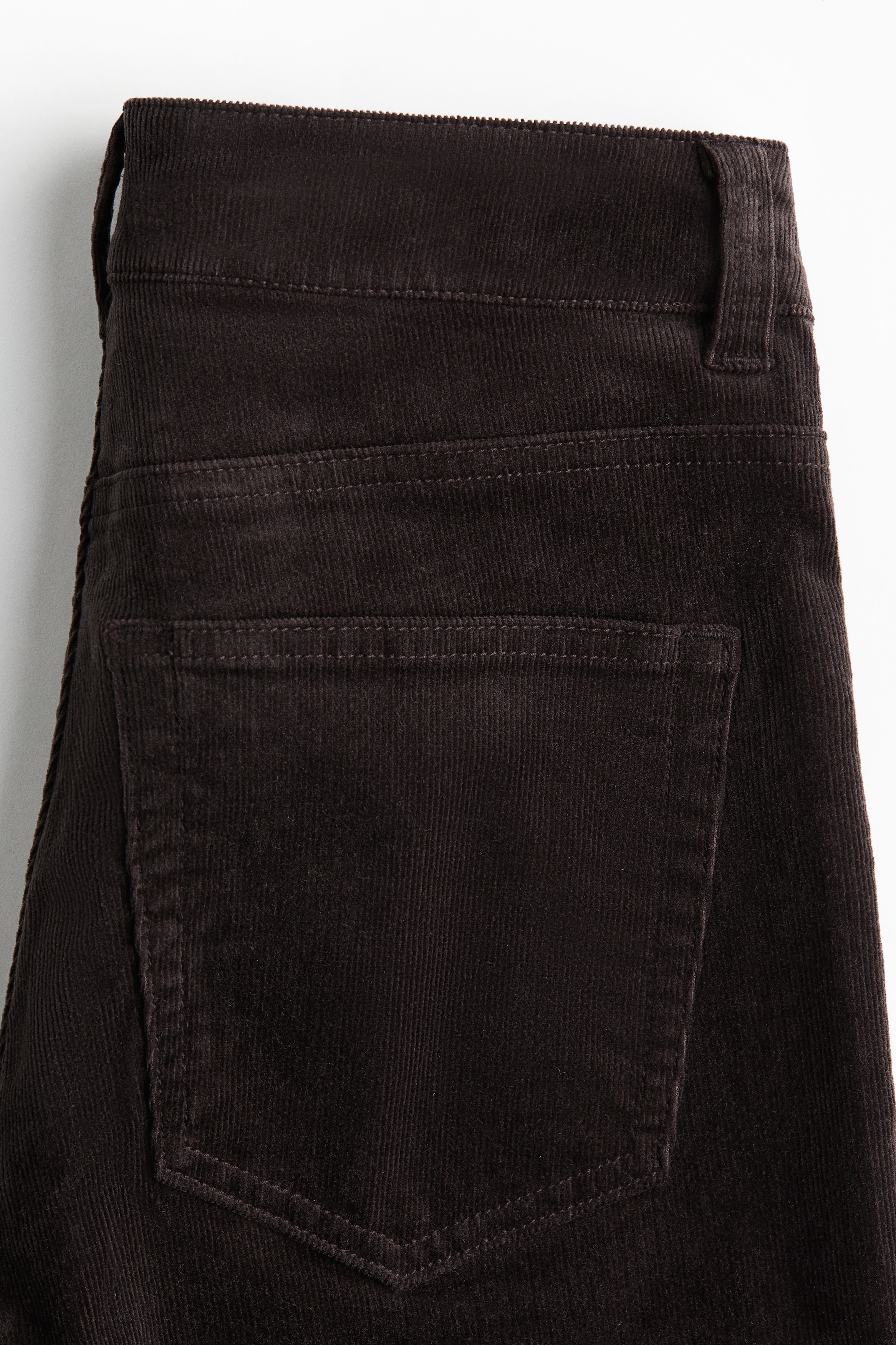 Flared corduroy trousers