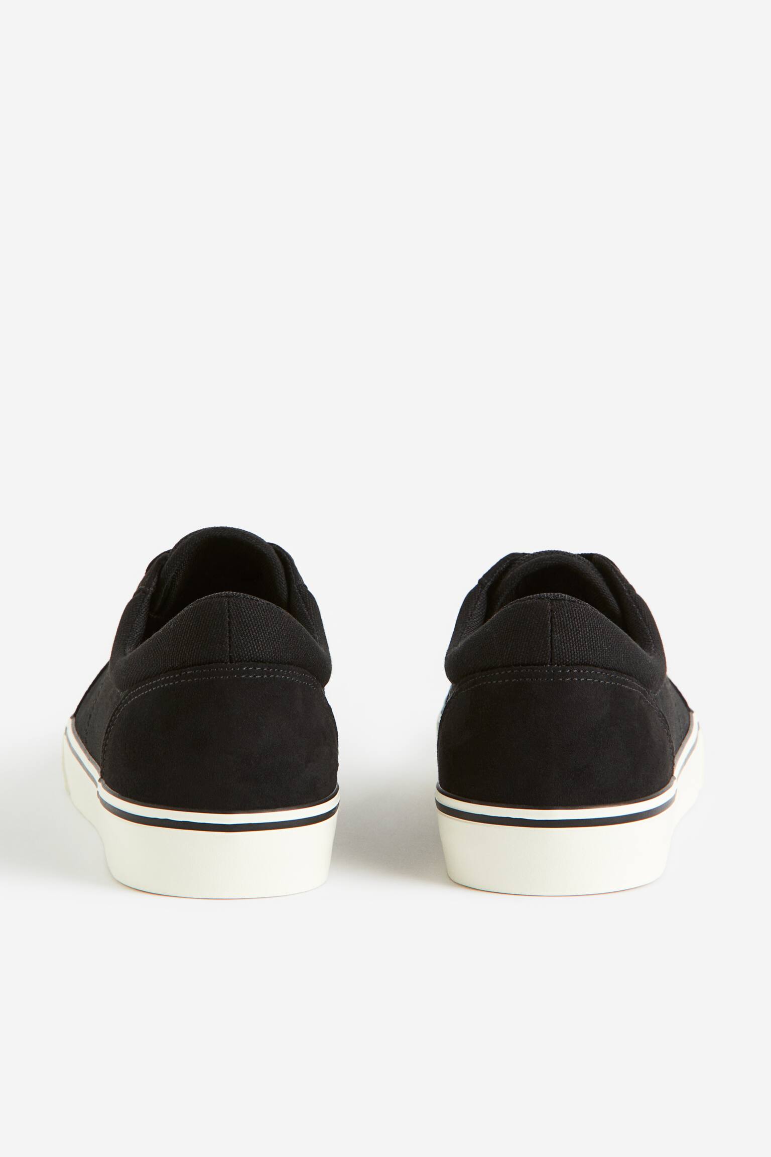 Canvas Sneakers - Black - 4