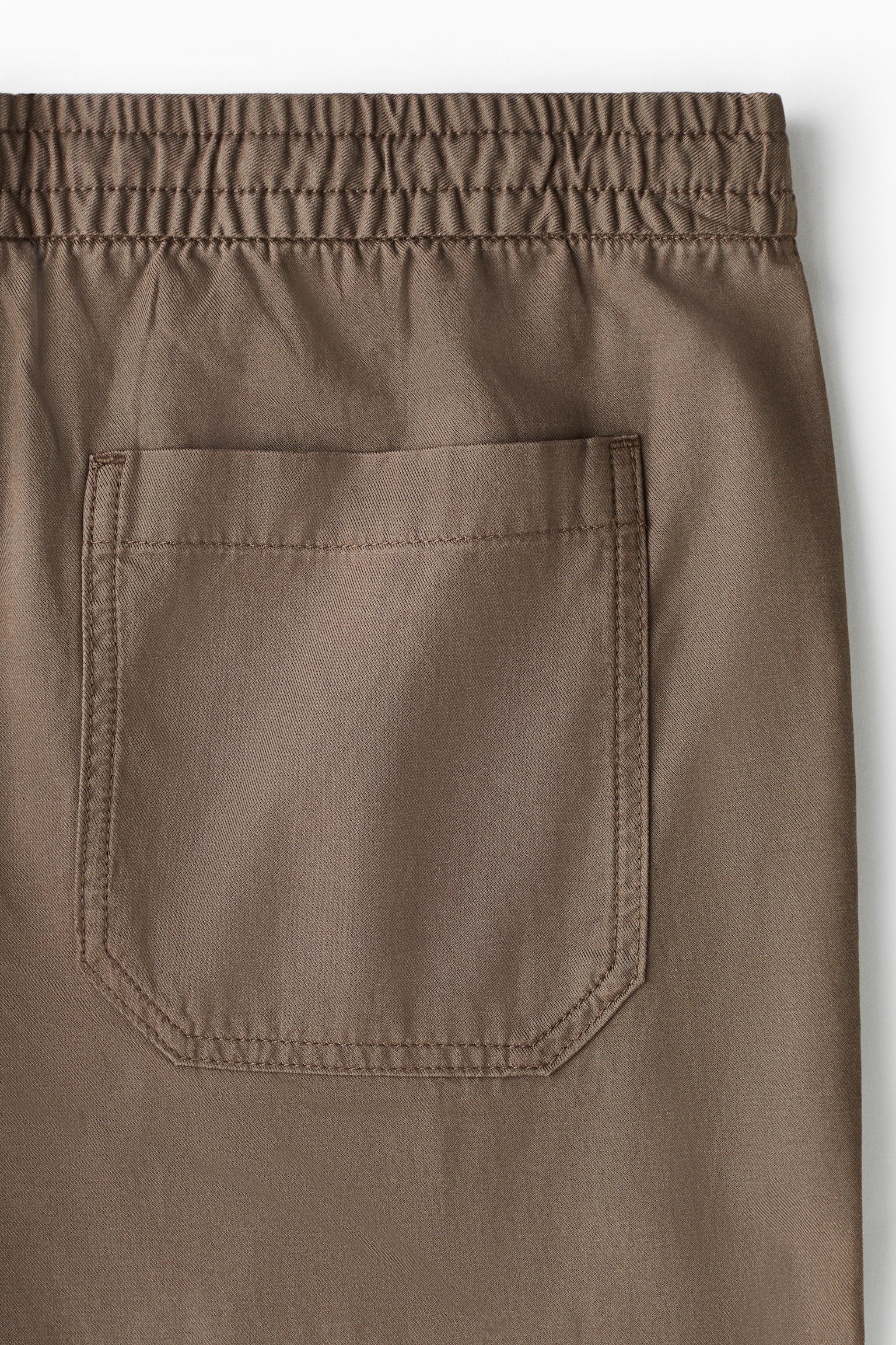 Relaxed Fit Trousers - אפור-חום/שחור/בז' - 3