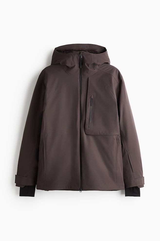 Skijakke med StormMove™ - Barkbrun/Sort/Lys beige/Tåkegrønn - 1