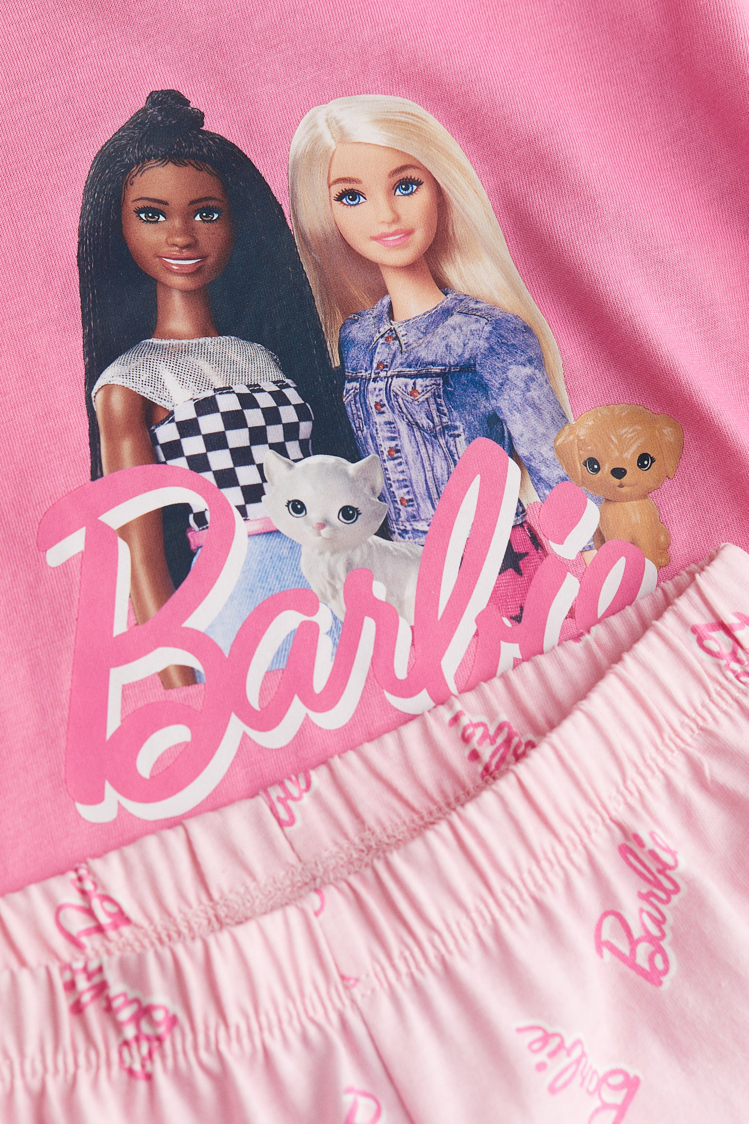 Jersey Pyjama - Pink/Barbie/White/Disney Princesses/Light blue/Frozen/Light turquoise/Encanto/Dark red/Harry Potter - 2