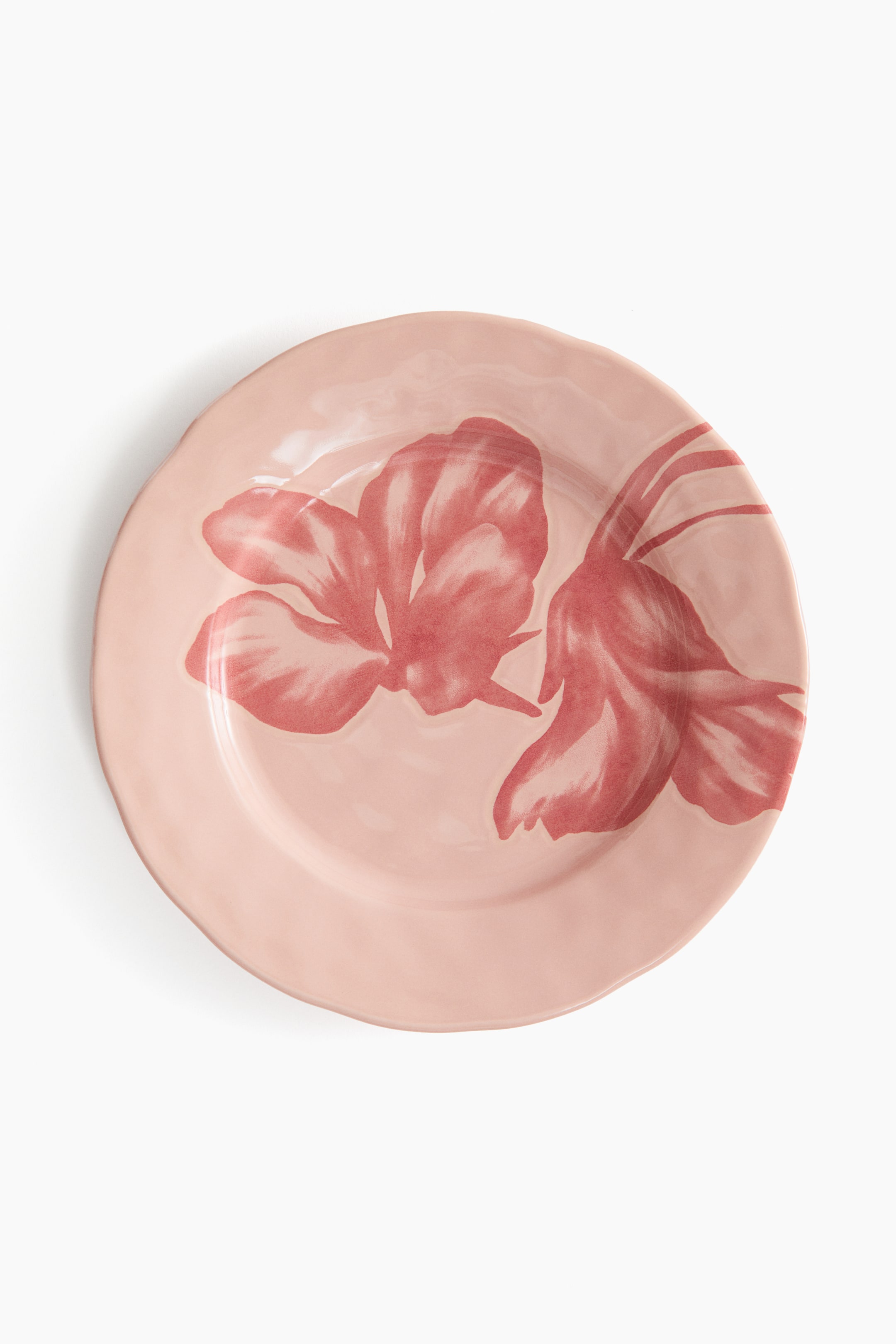 Patterned Stoneware Dinner Plate