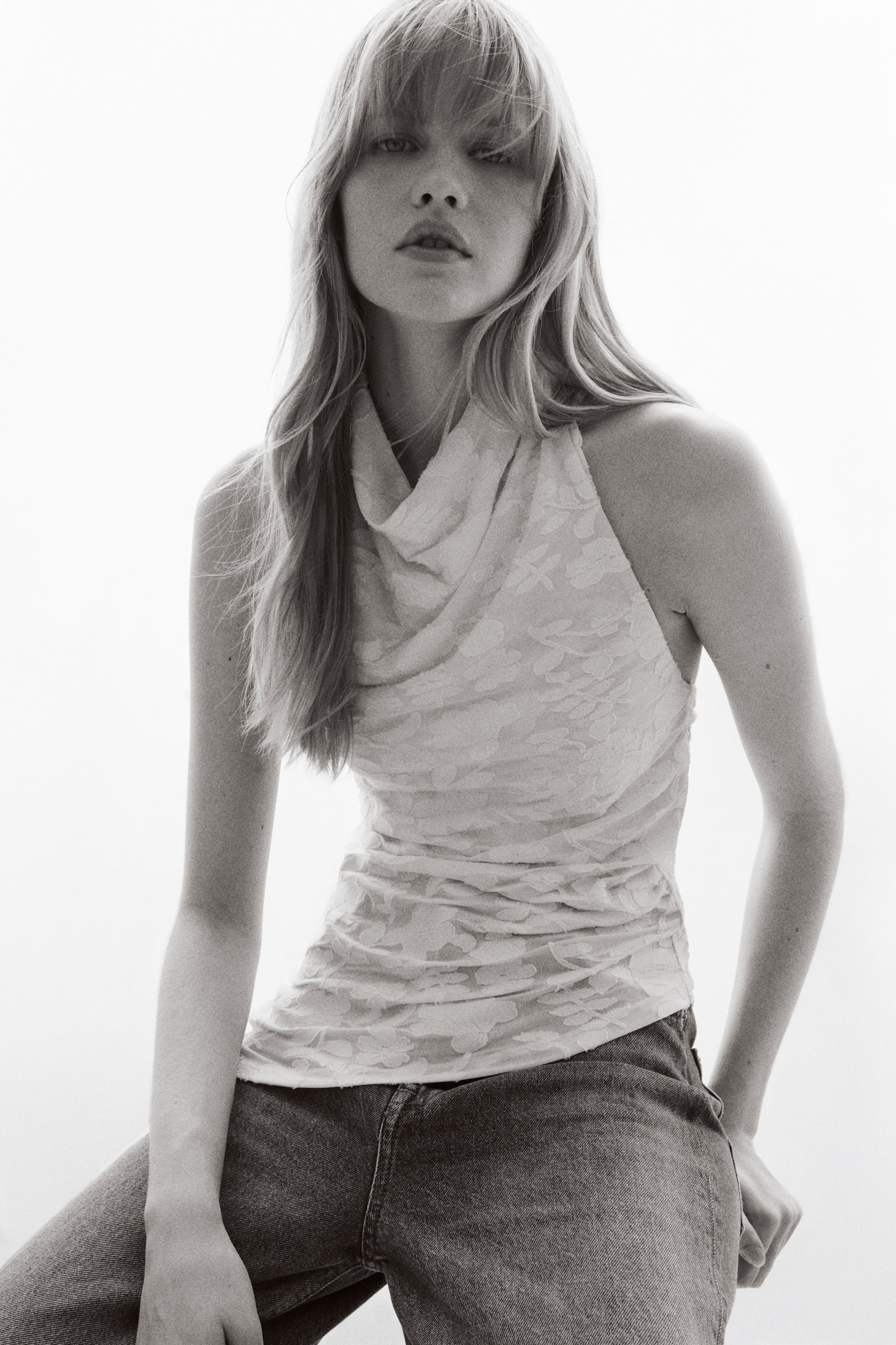 Zobacz większy obraz: Top z mocowaniem na karku - Biały - ONA | H&M PL 3