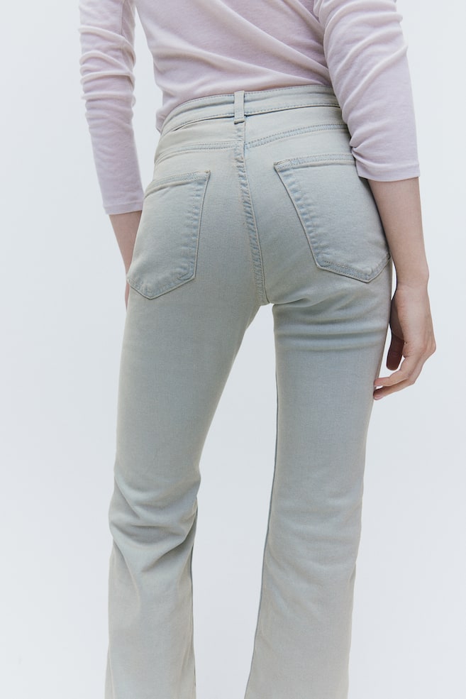 Flared High Jeans - Sart denimblå/Sort/Sart denimblå/Lys denimblå - 4