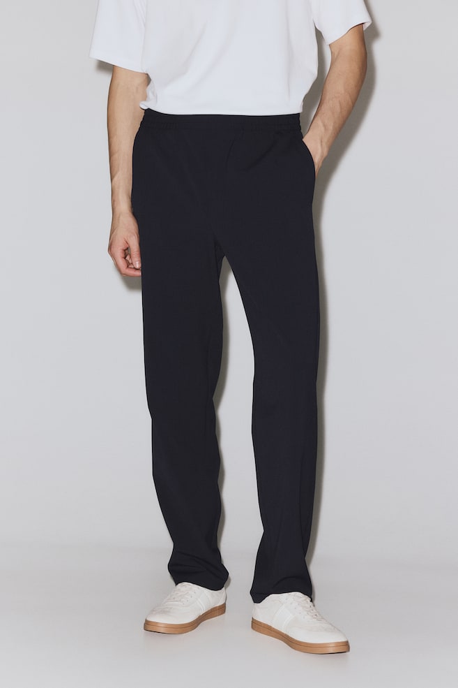 Schlupfhose mit Four-way-Stretch in Regular Fit - Marineblau/Schwarz/Dunkelbraun/Dunkelbraun/Dunkelgrau - 1