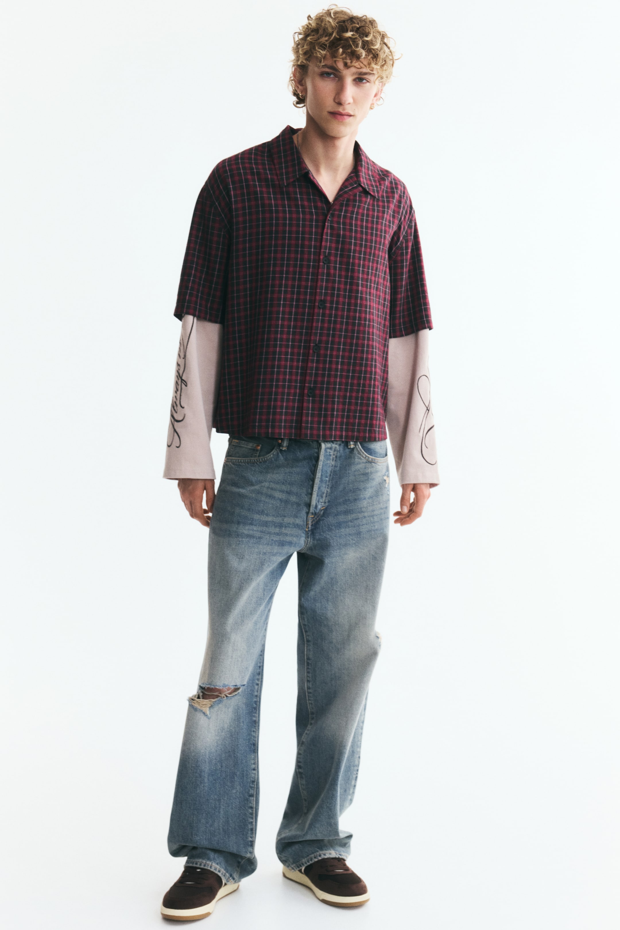 Relaxed-Fit Layered Shirt