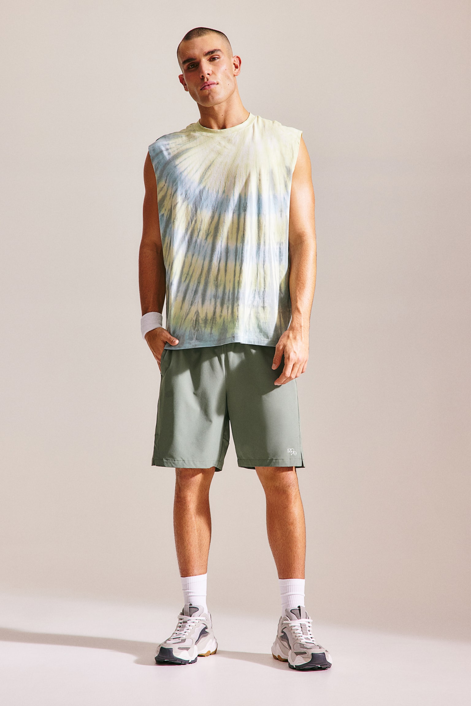 DryMove™ Activewear Tank - Light green/Tie dye/Black/Black/Paris/White/Slice It/Black/90/Black/Pattern - 7