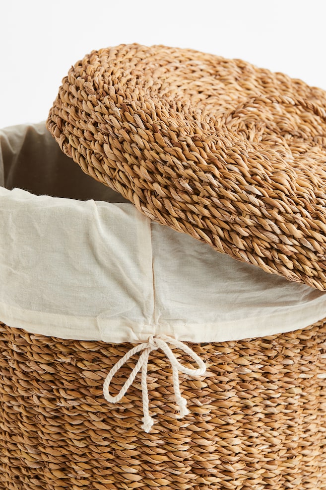 Seagrass laundry basket - Beige - 4