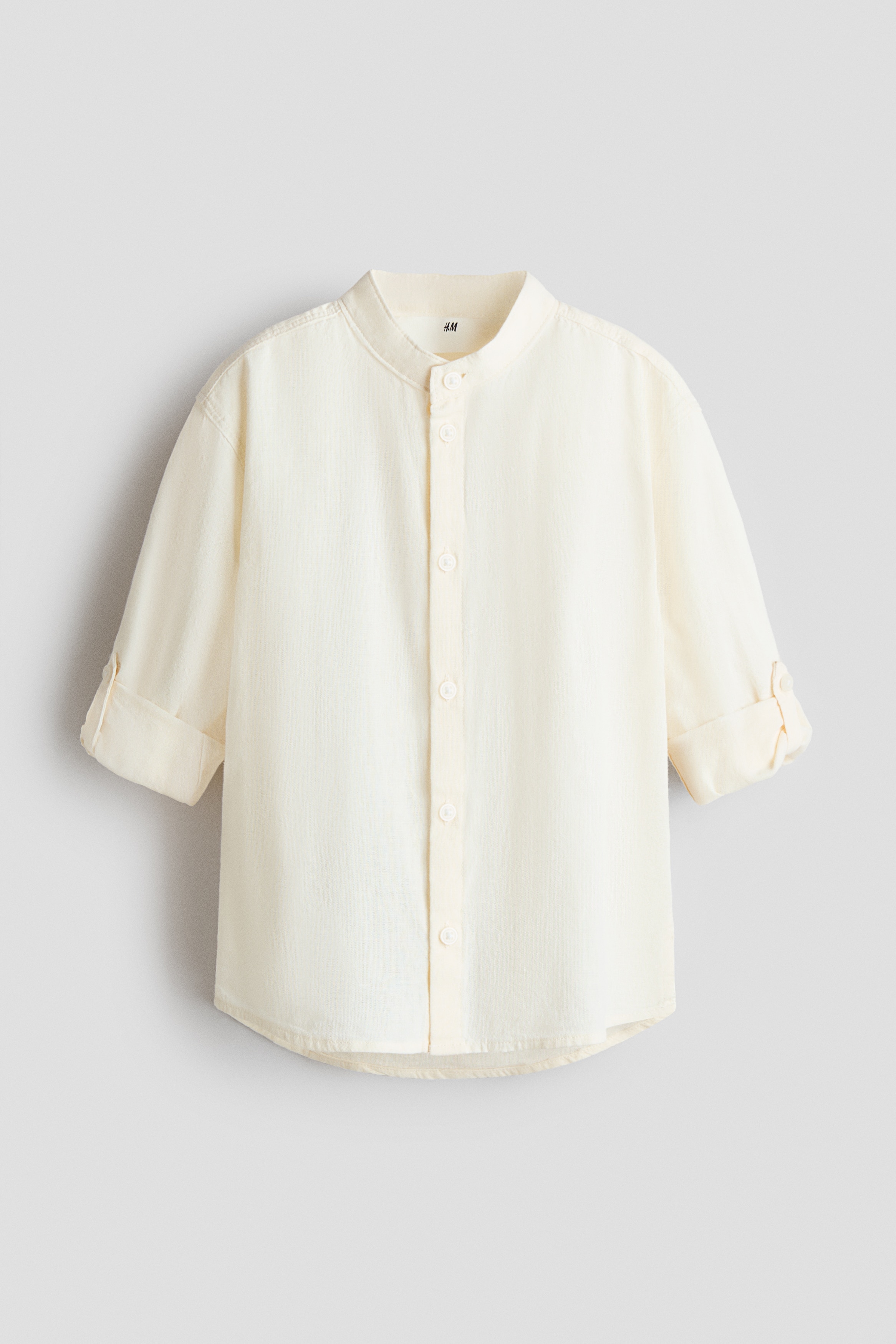 Pellavasekoitteinen ukkopaita - Kermanvaalea