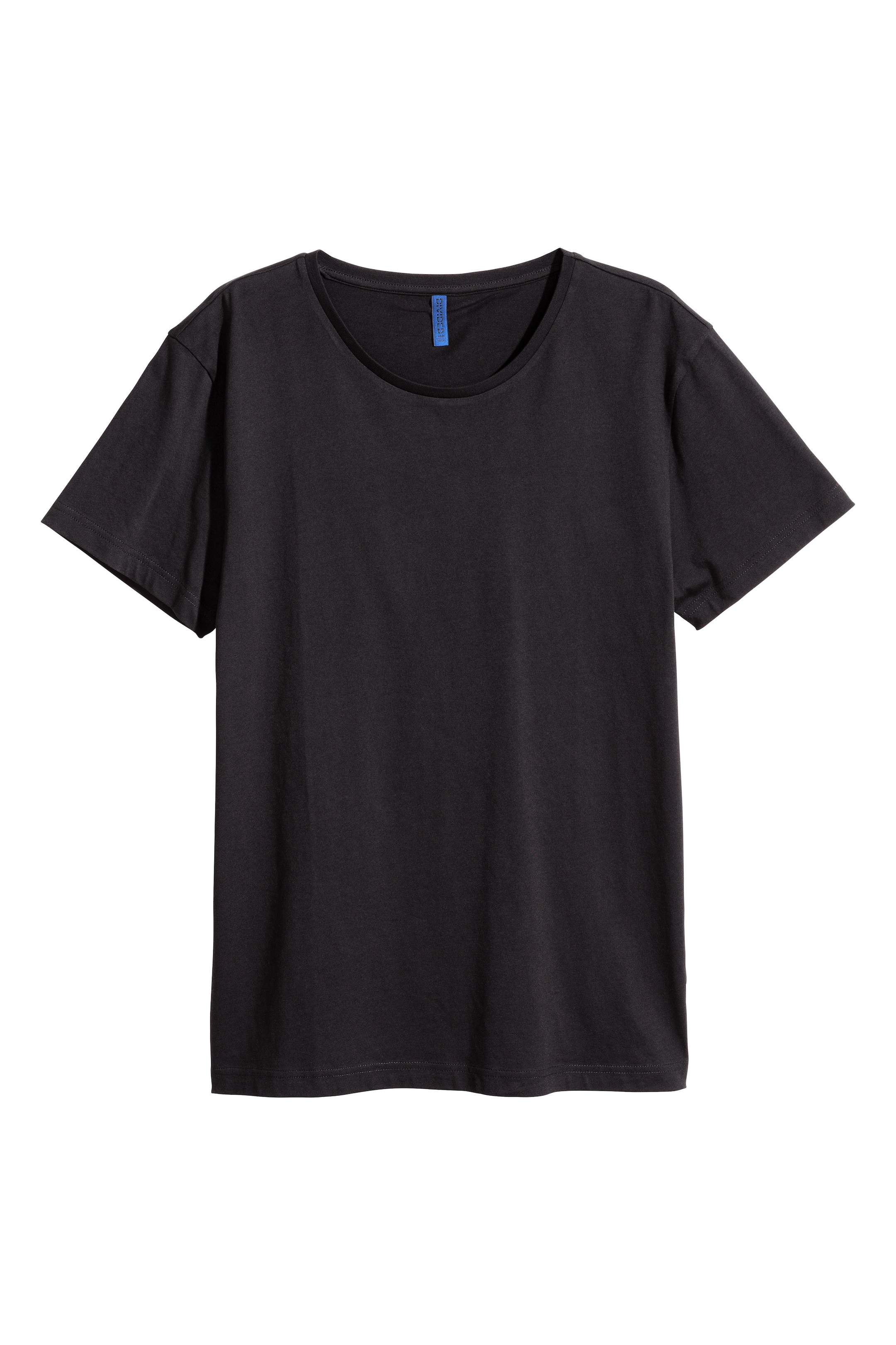 View larger image: Cotton jersey T-shirt - Black - Men | H&M GB 1