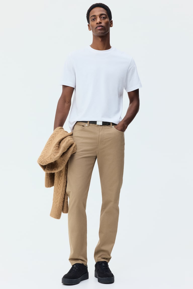 Pantalone s pet džepova Slim Fit