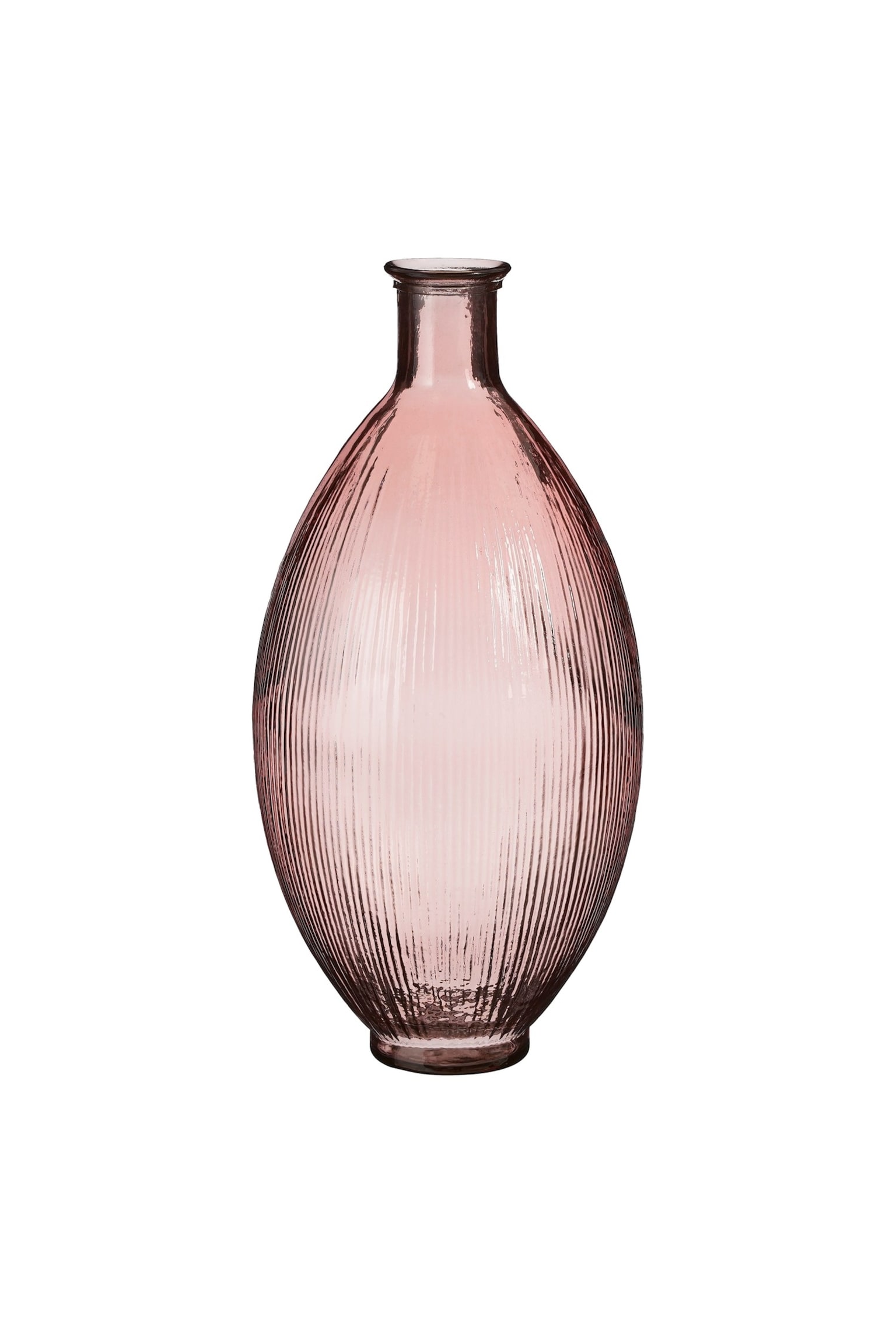 Vase I Genbrugsglas - - - 1