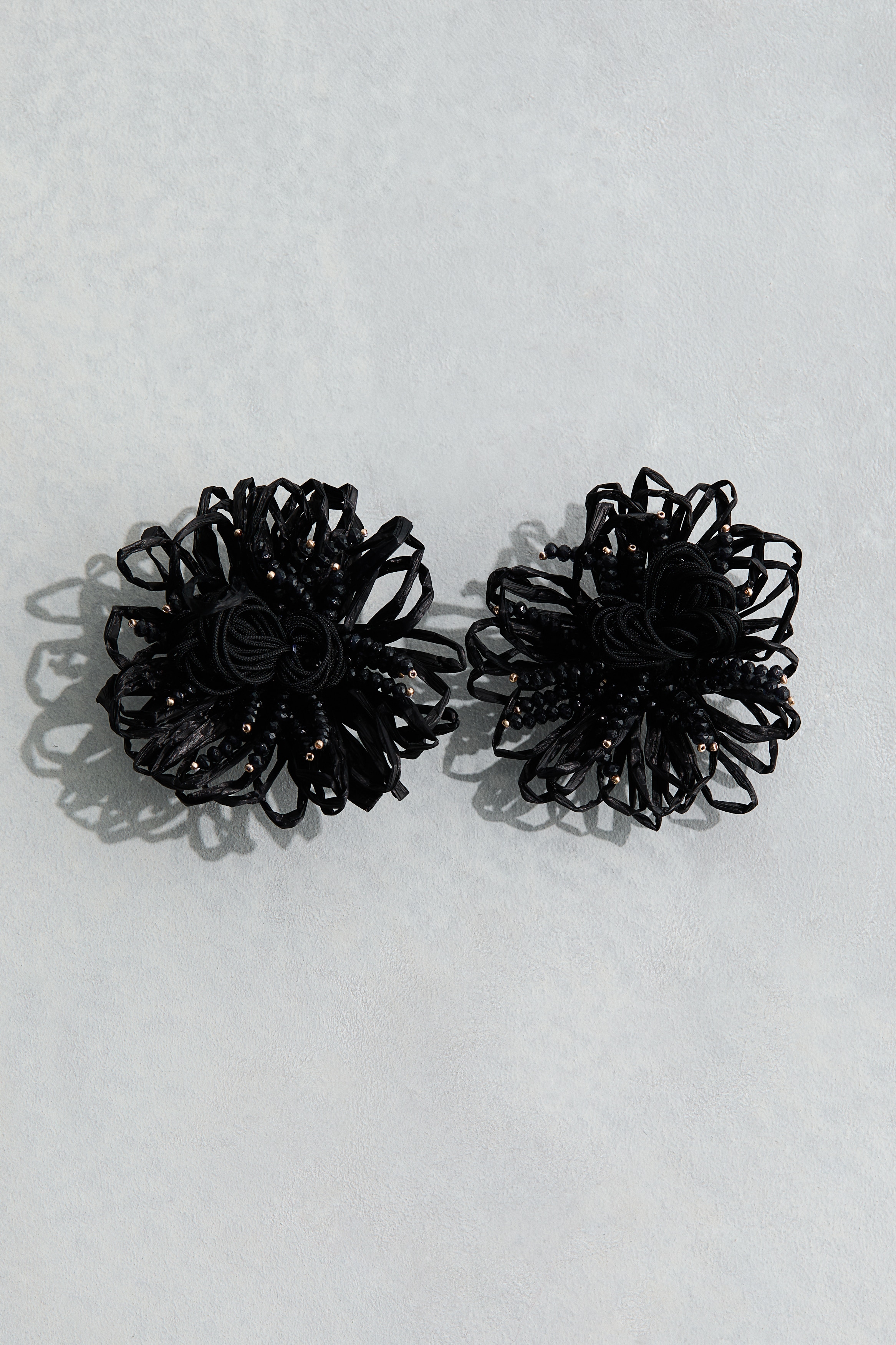 Flower-shaped earrings