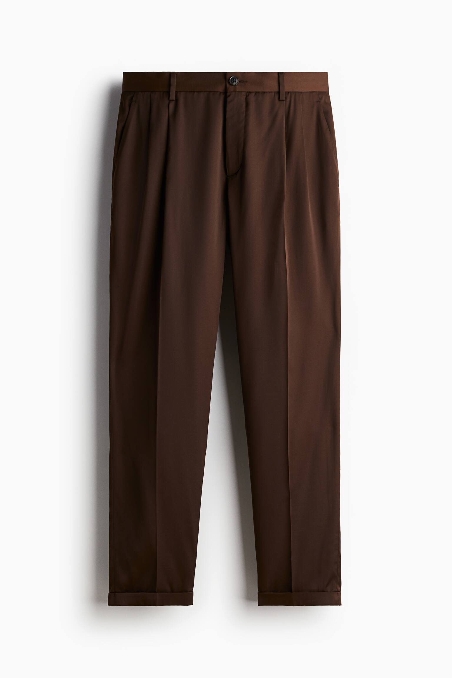 Regular Fit Trousers - Dark brown - 2