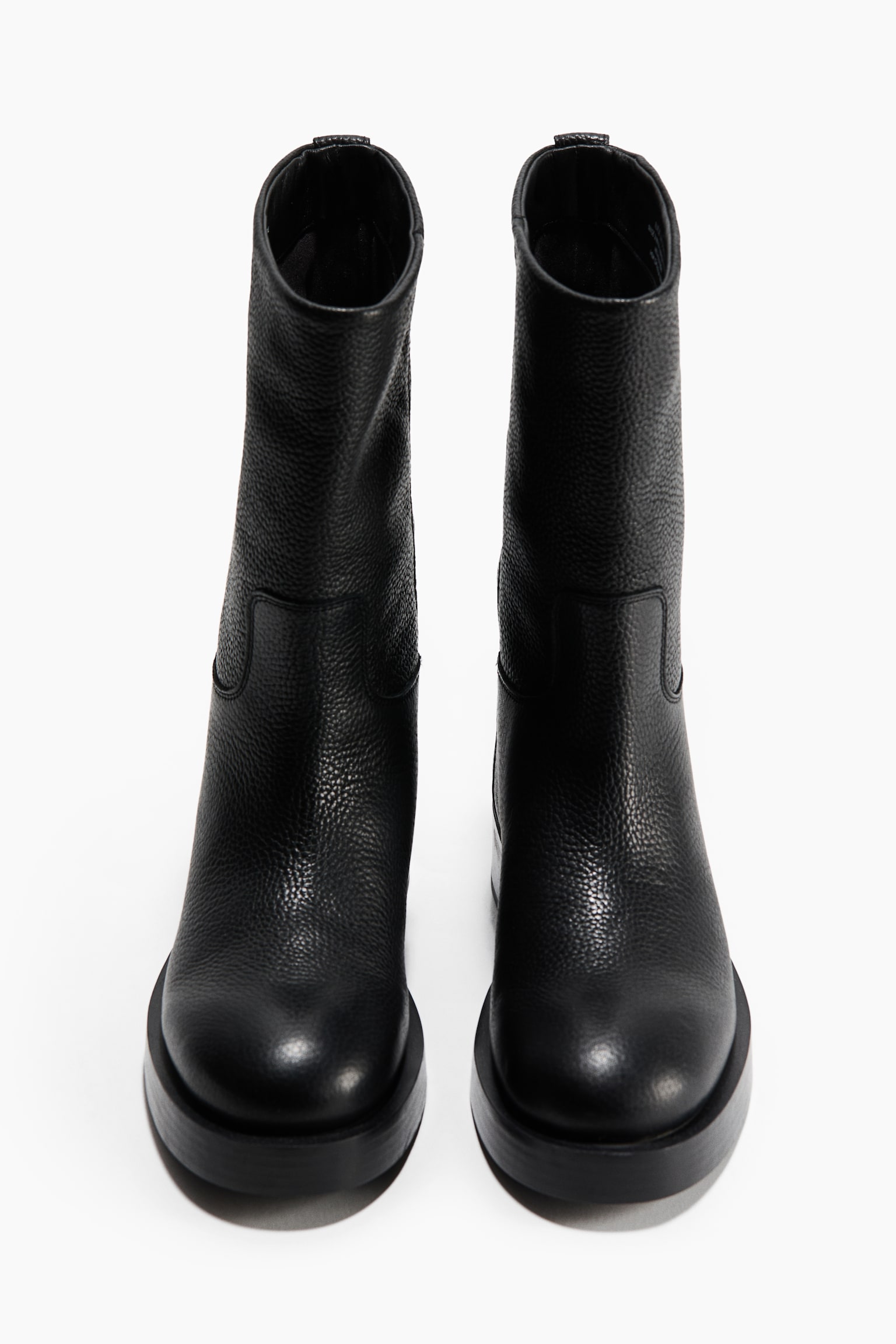 Женские ботинки H&M Leather Ankle, цвет: Чёрный — фото 2