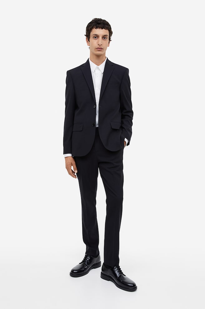 Slim Fit Suit trousers - Navy blue - 1