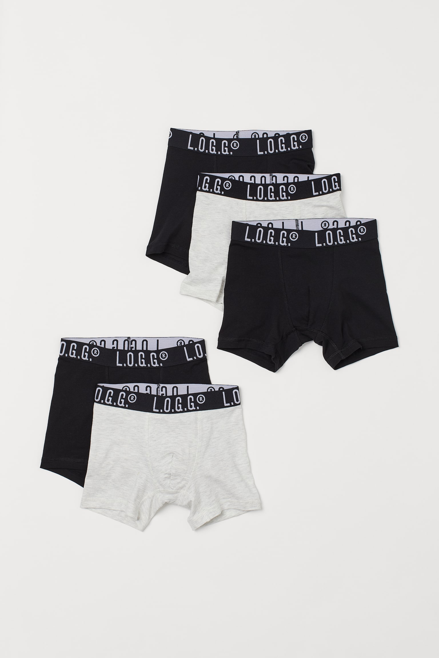 Lot de 5 boxers - Gris clair chiné/noir/Noir/carreaux/Gris/Level/Noir/Casual/Vert kaki/gris foncé/Noir/gris chiné/Bleu vif/NYC/Noir/gris chiné/Bleu marine/vert/Vert ancien/gris clair chiné/Bleu/manettes
