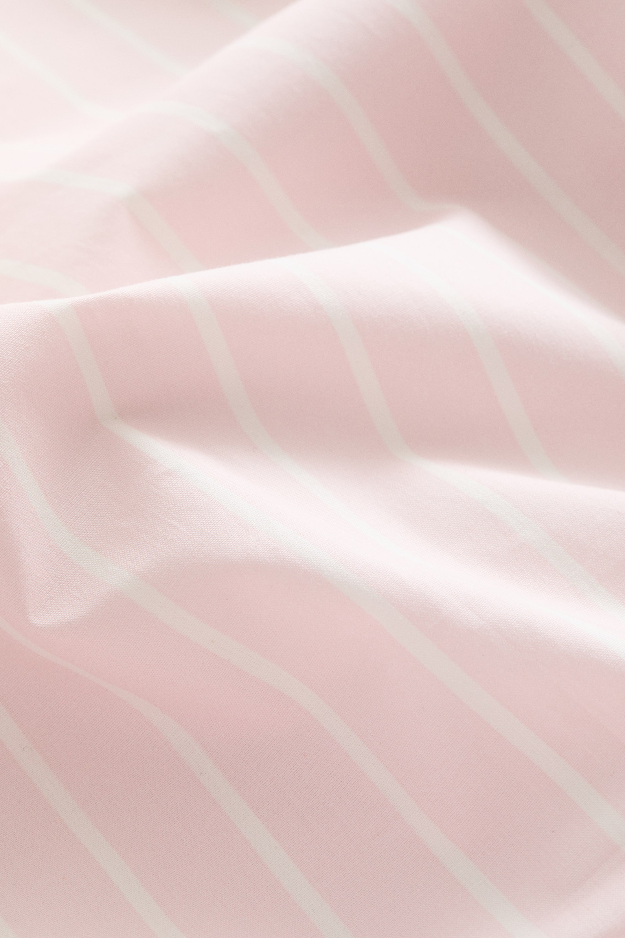 View larger image: Cotton Percale Crib Duvet Cover Set - Light pink/striped - Home All | H&M CA 3