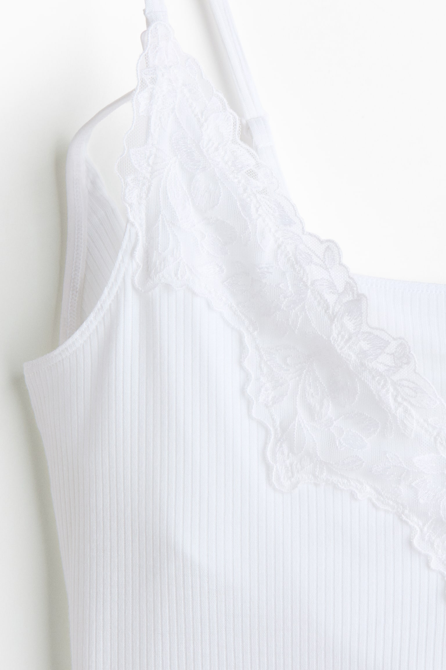 MAMA Nursing strappy top - White/Black - 2