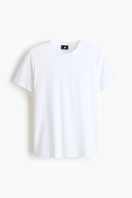 T-shirt i pimabomull Slim Fit