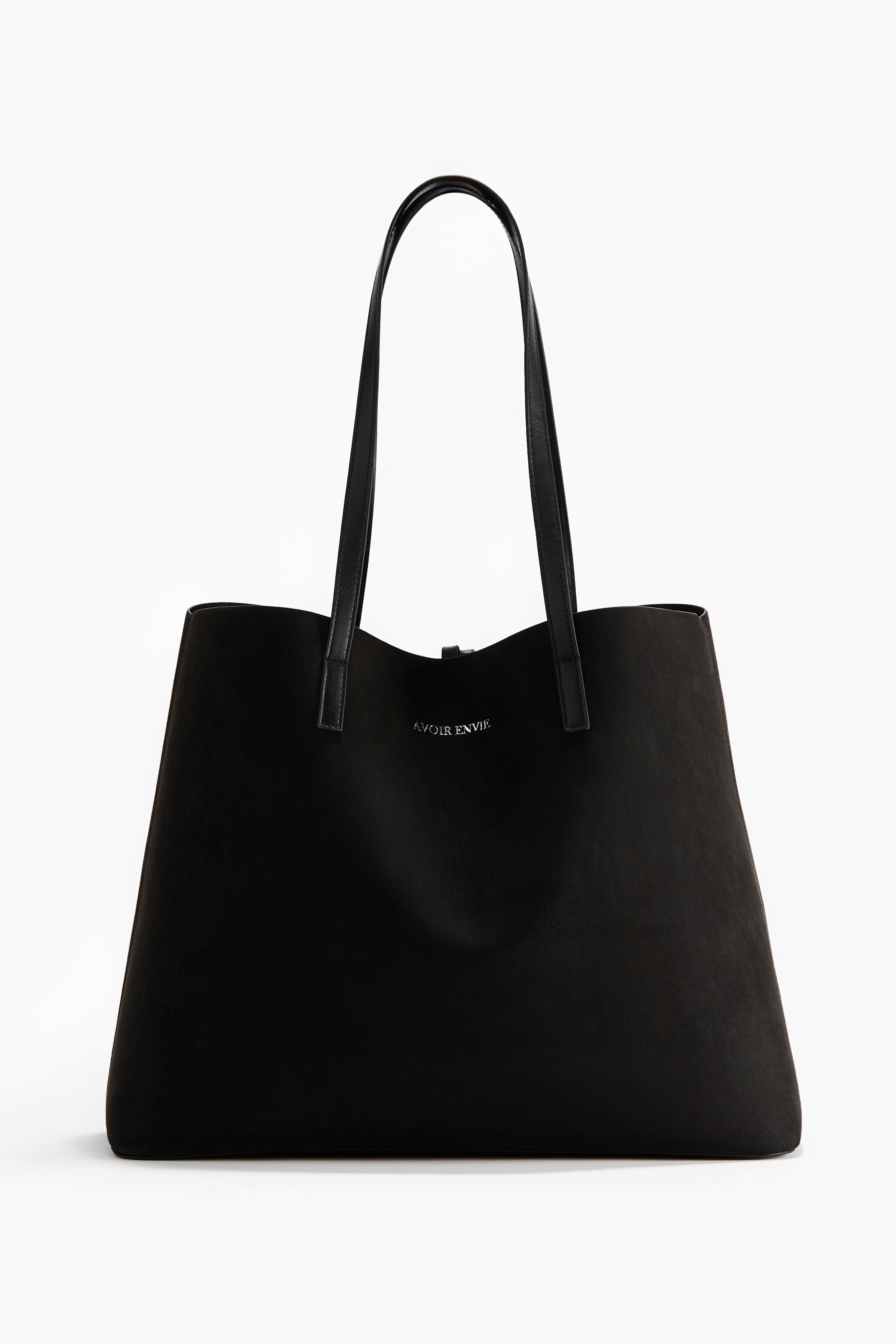 H&m black tote retailer