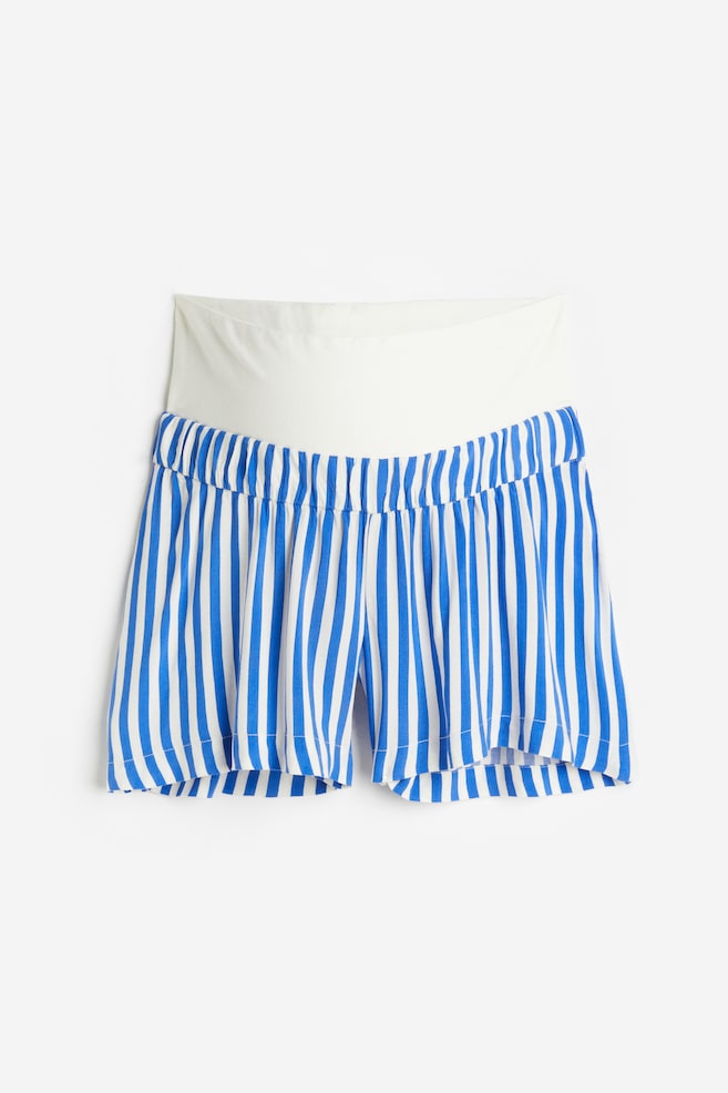 MAMA Shorts pull-on - Blu acceso/righe/Bianco/rosso fantasia/Crema/fiori/Verde kaki chiaro - 1