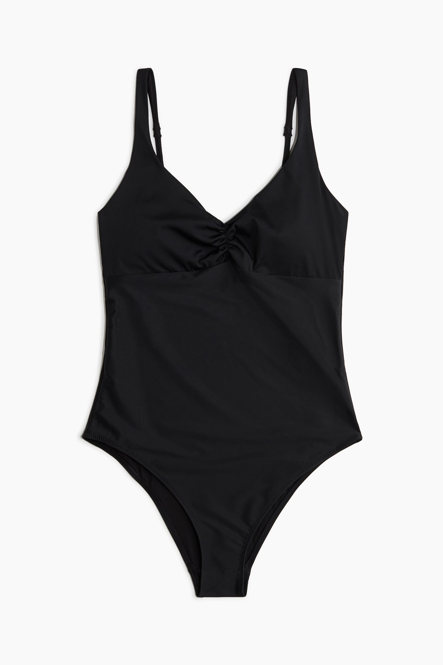 Firm Shape Swimsuit - Black/Navy blue/Dark red - 2