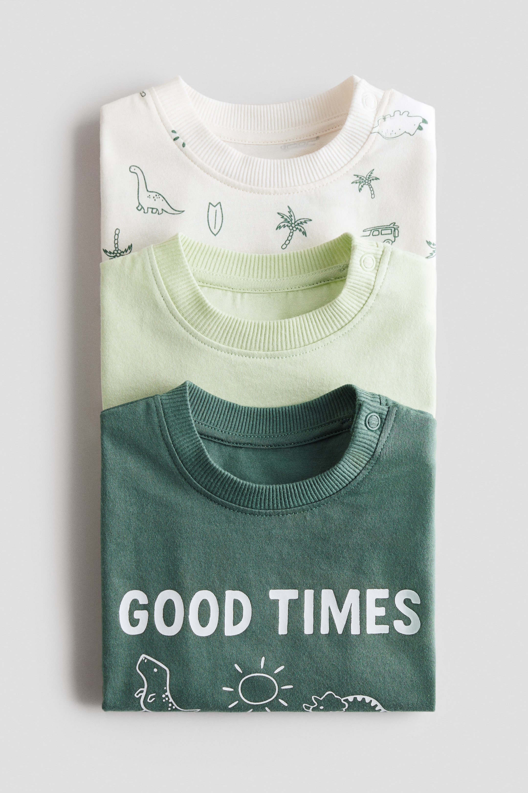 3-Pack Cotton T-Shirts