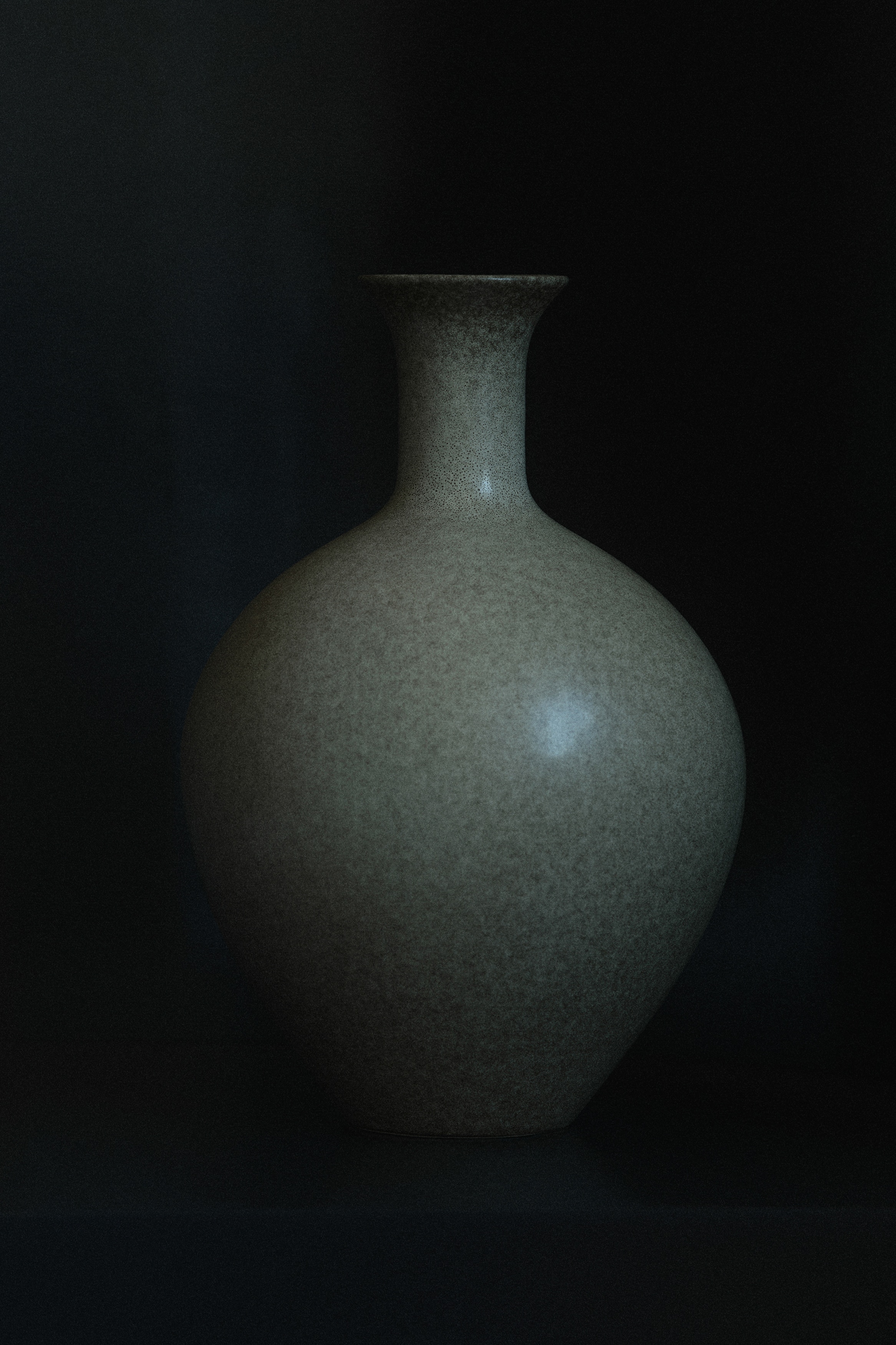 Keramieken vaas - Taupe