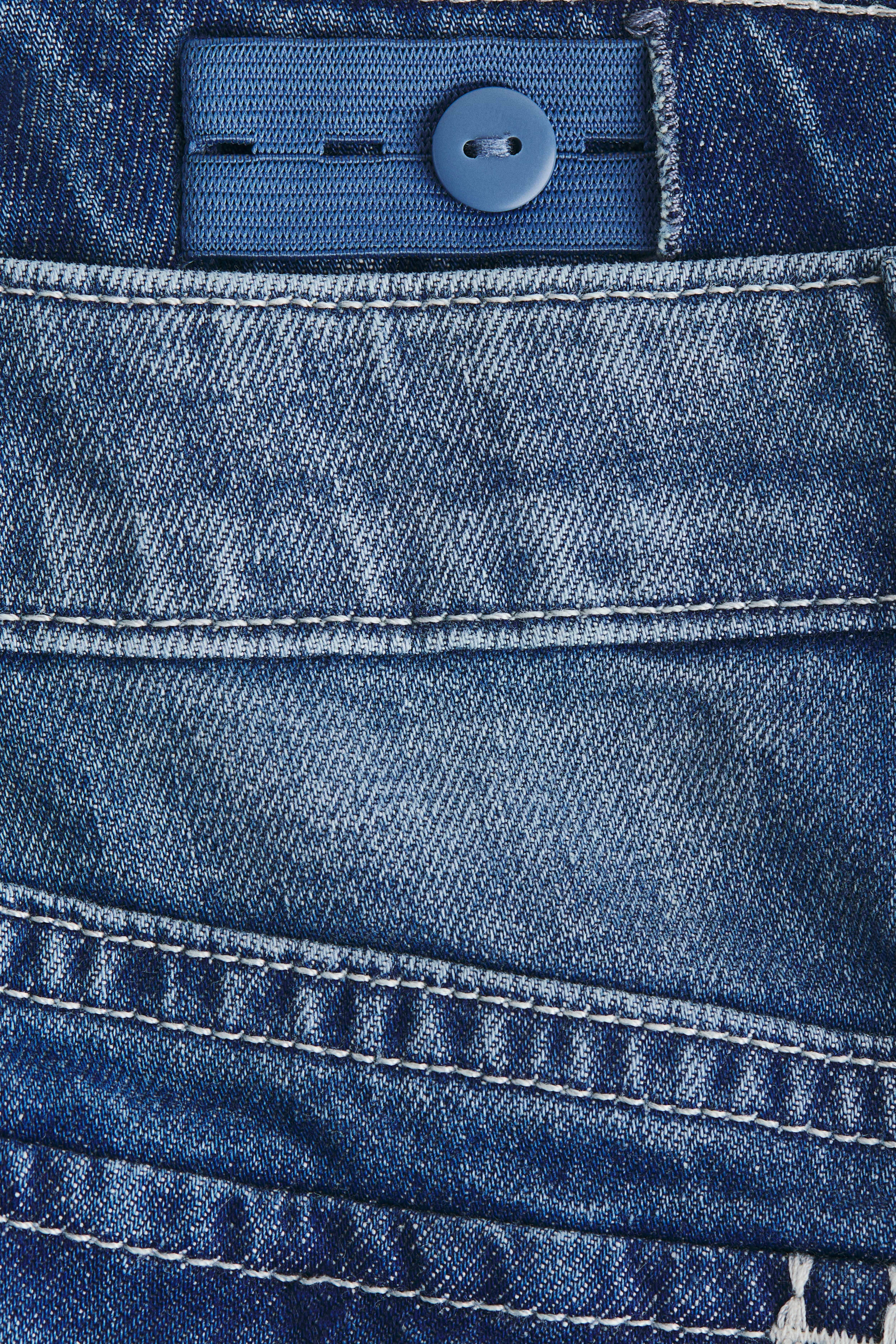 Flared Denim Skirt